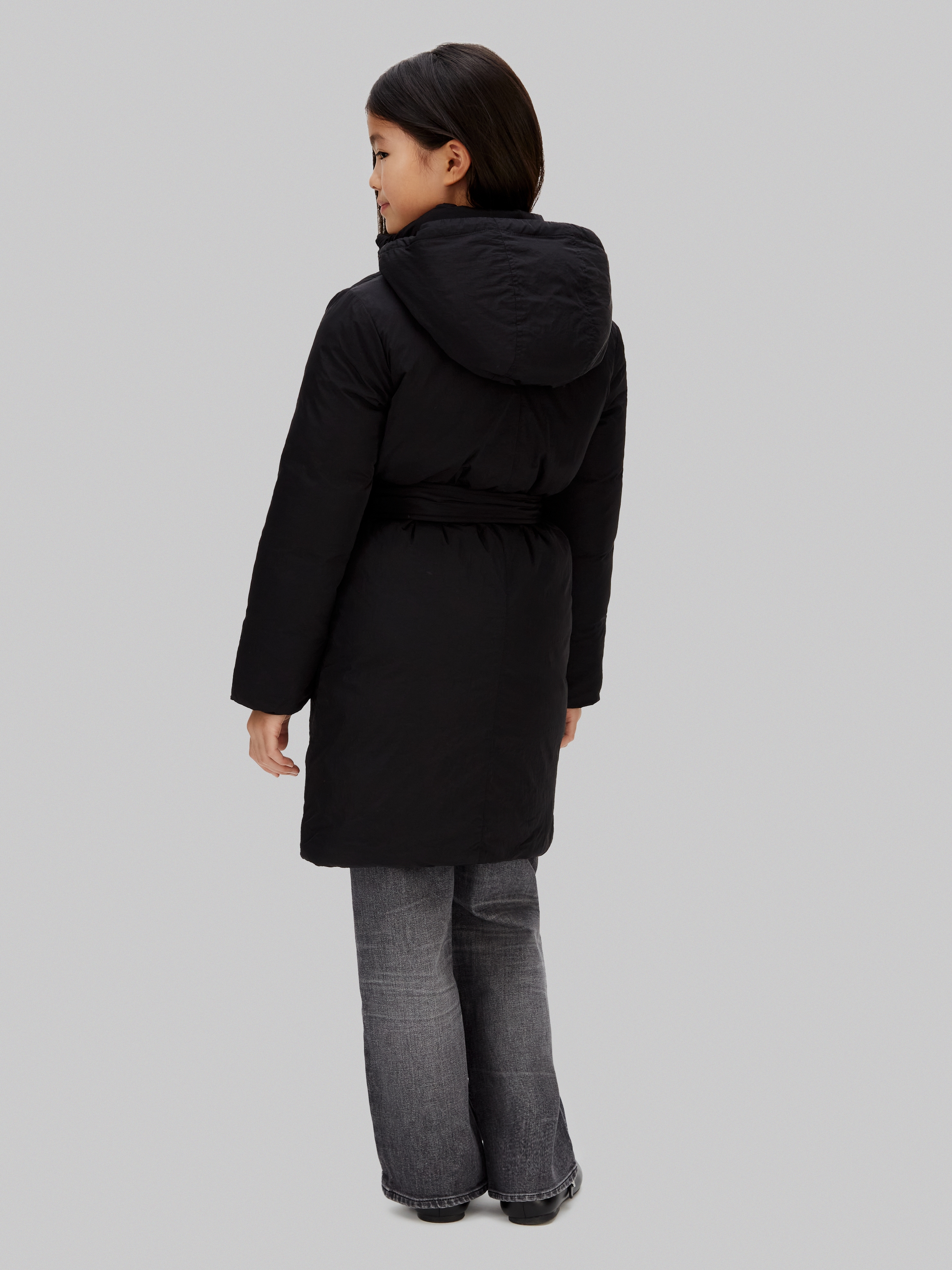 Calvin Klein Jeans Steppmantel »CLASSIC BELTED COAT«, für Kinder bis 16 Jahre, mit Gürtel
