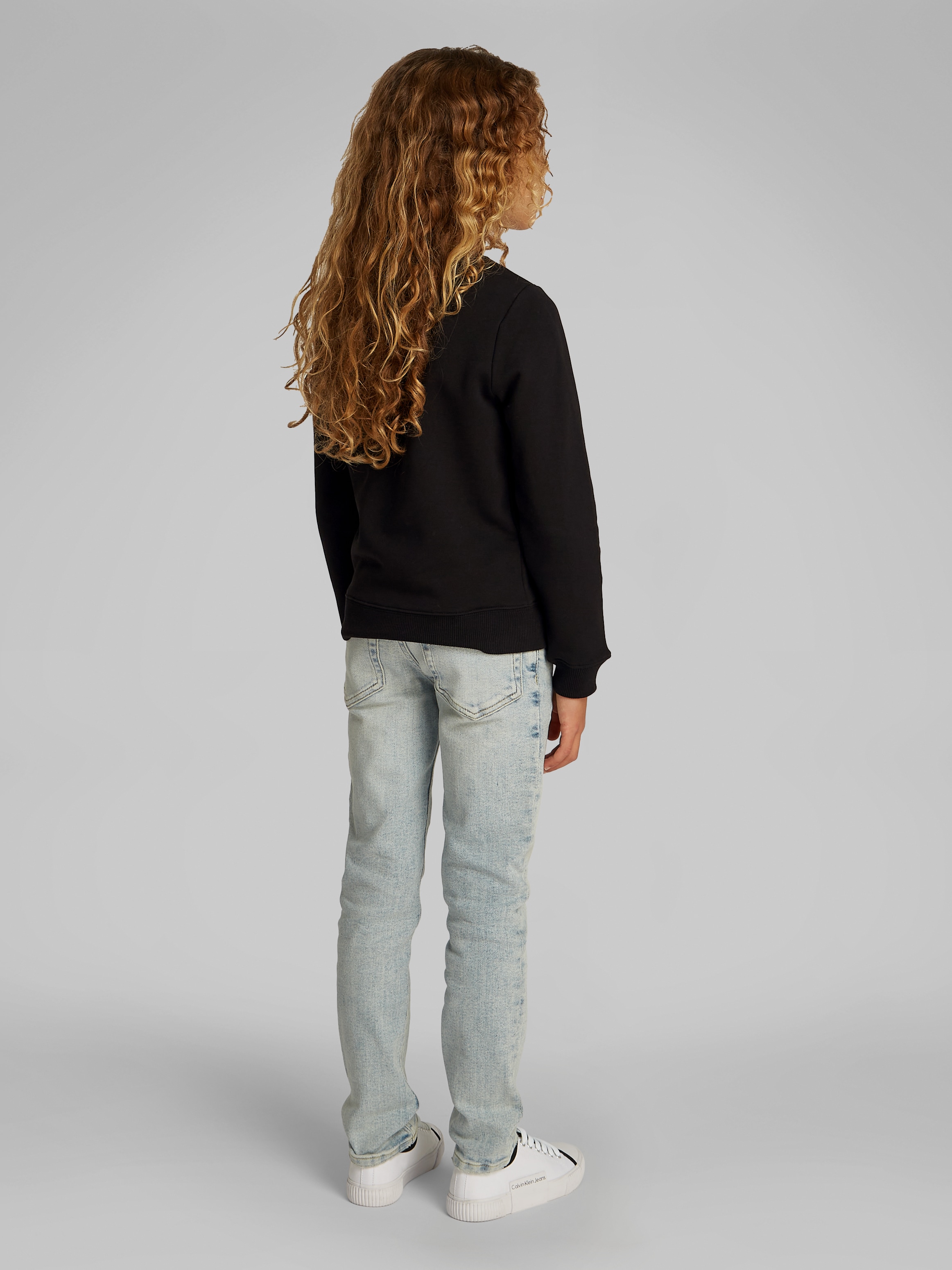 Calvin Klein Jeans Sweatshirt »CK Monogram Terry Cn«, für Kinder bis 16 Jahre und mit Logodruck