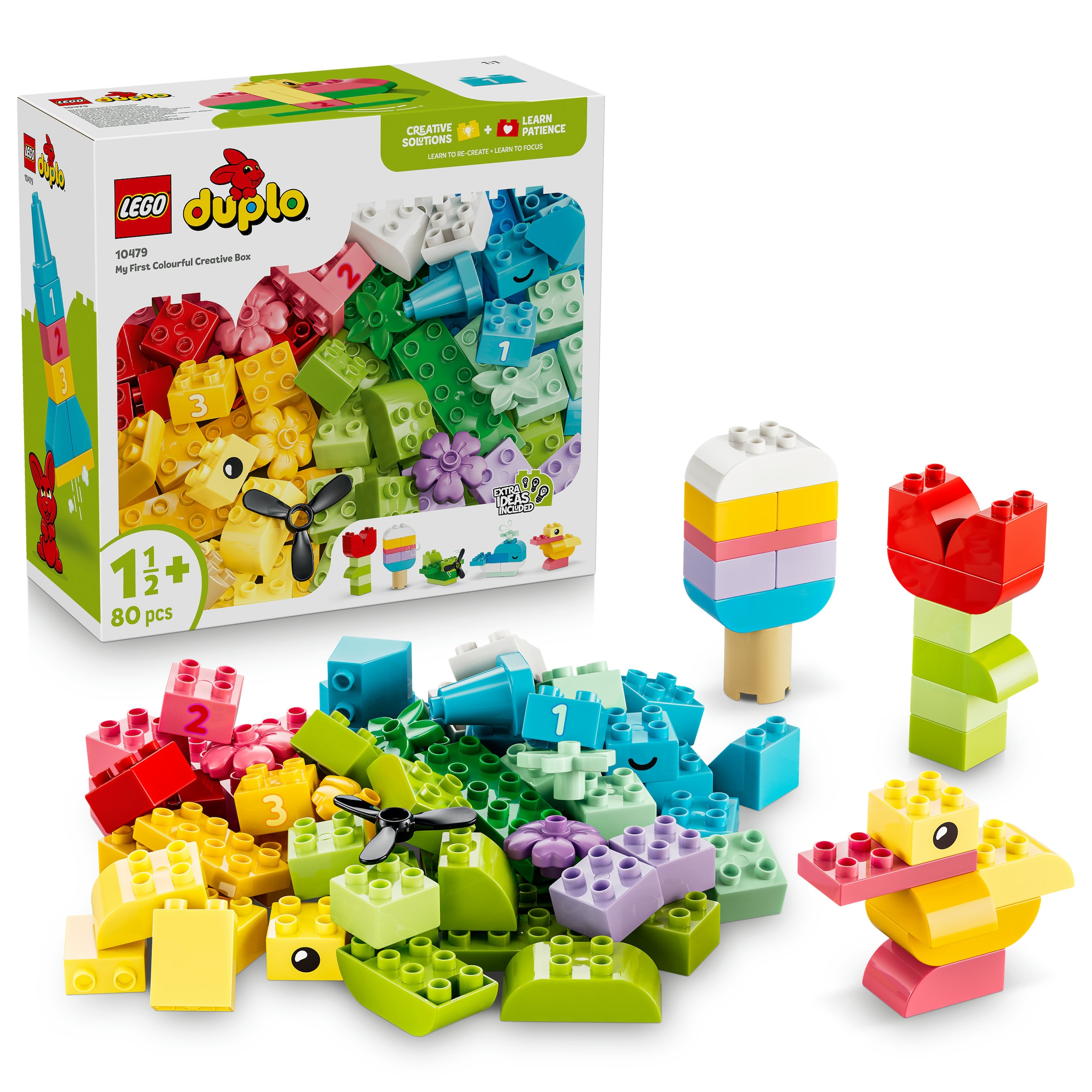 LEGO® Konstruktionsspielsteine »Bunte Kreativbox (10479), LEGO DUPLO Classic« Made in Europe
