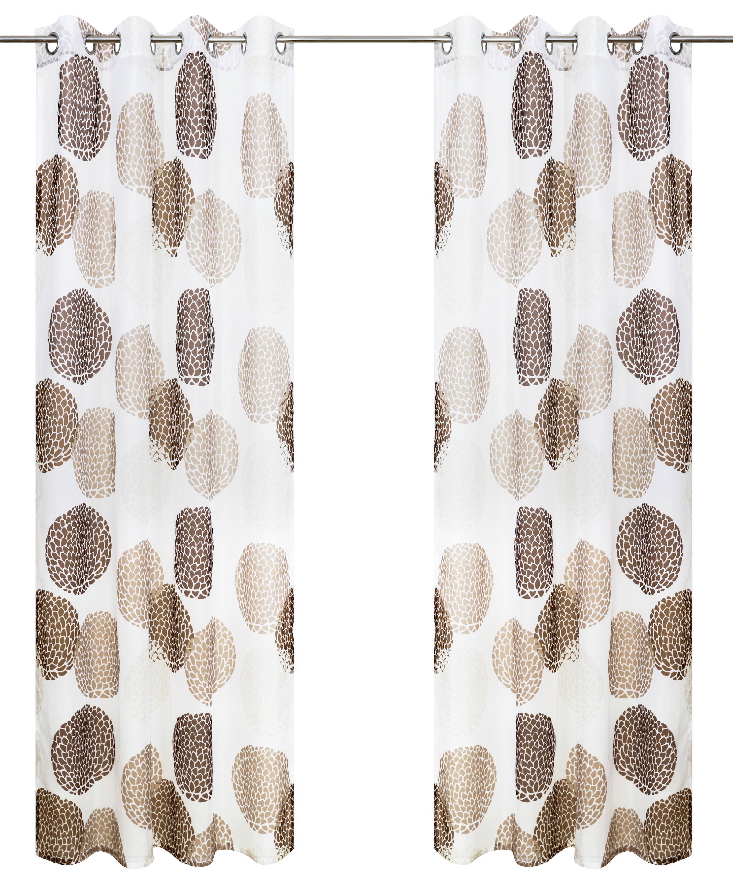 OTTO home »BELEM, 1 Stück, transparent, Kreisemotiv« Ösen 1 Stk. tlg. 1 Schal, Polyester, Kreise