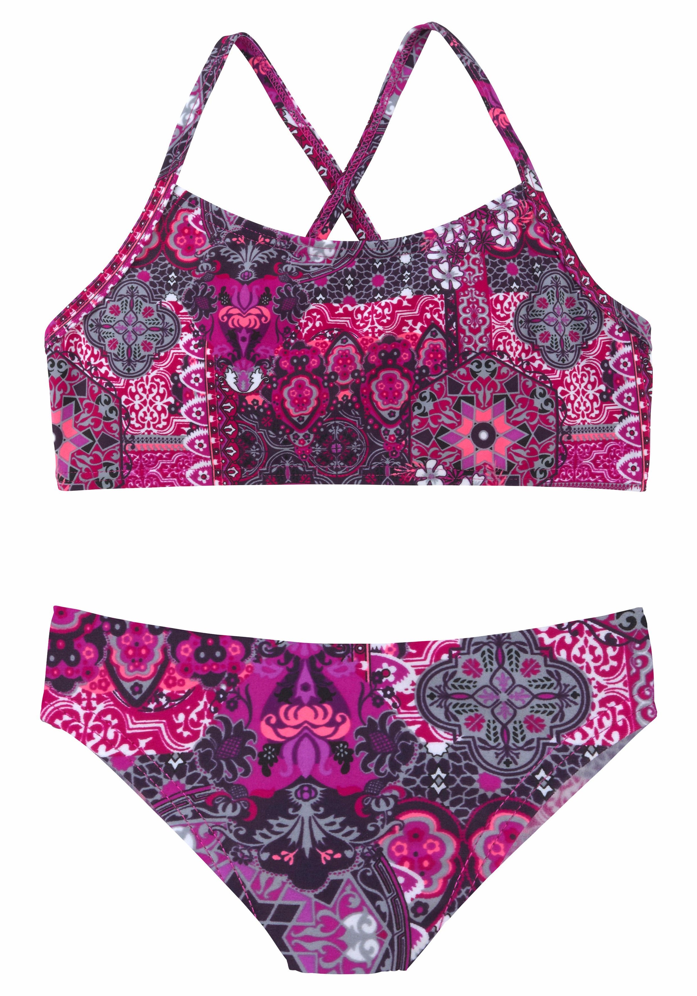 Buffalo Bustier-Bikini, mit verspieltem Print