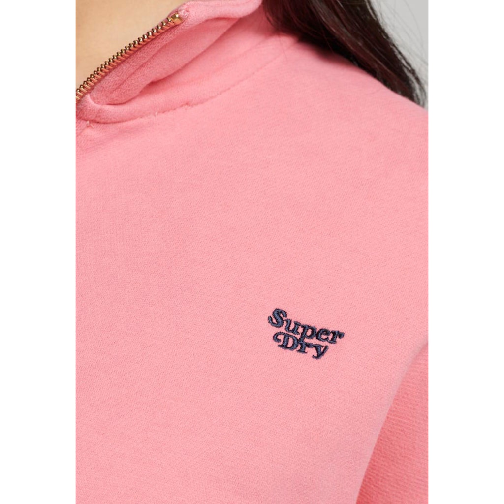 Superdry Sweatshirt »ESSENTIAL HALF ZIP SWEATSHIRT«