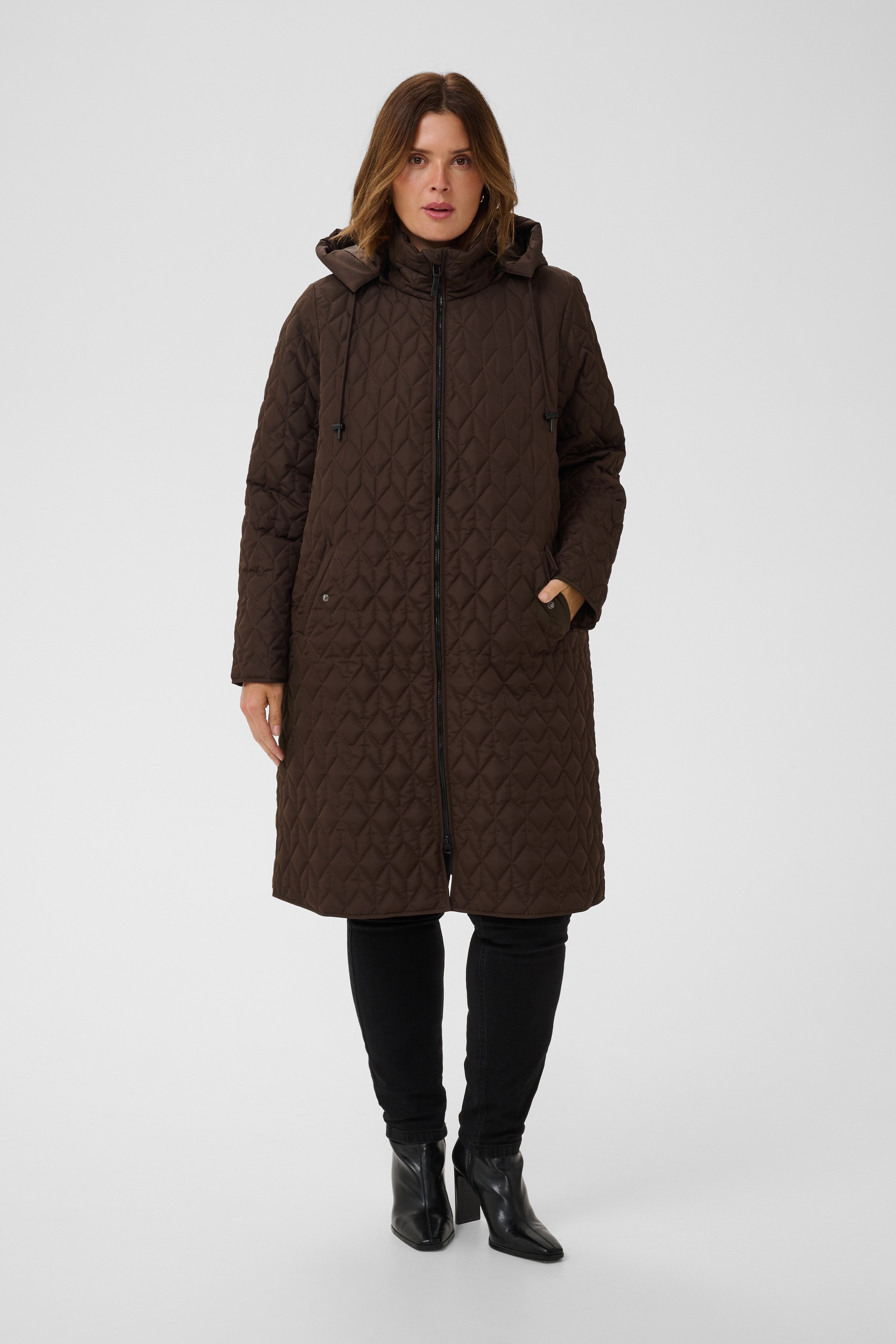 KAFFE Curve Wintermantel »Damen Jacke KCleina«
