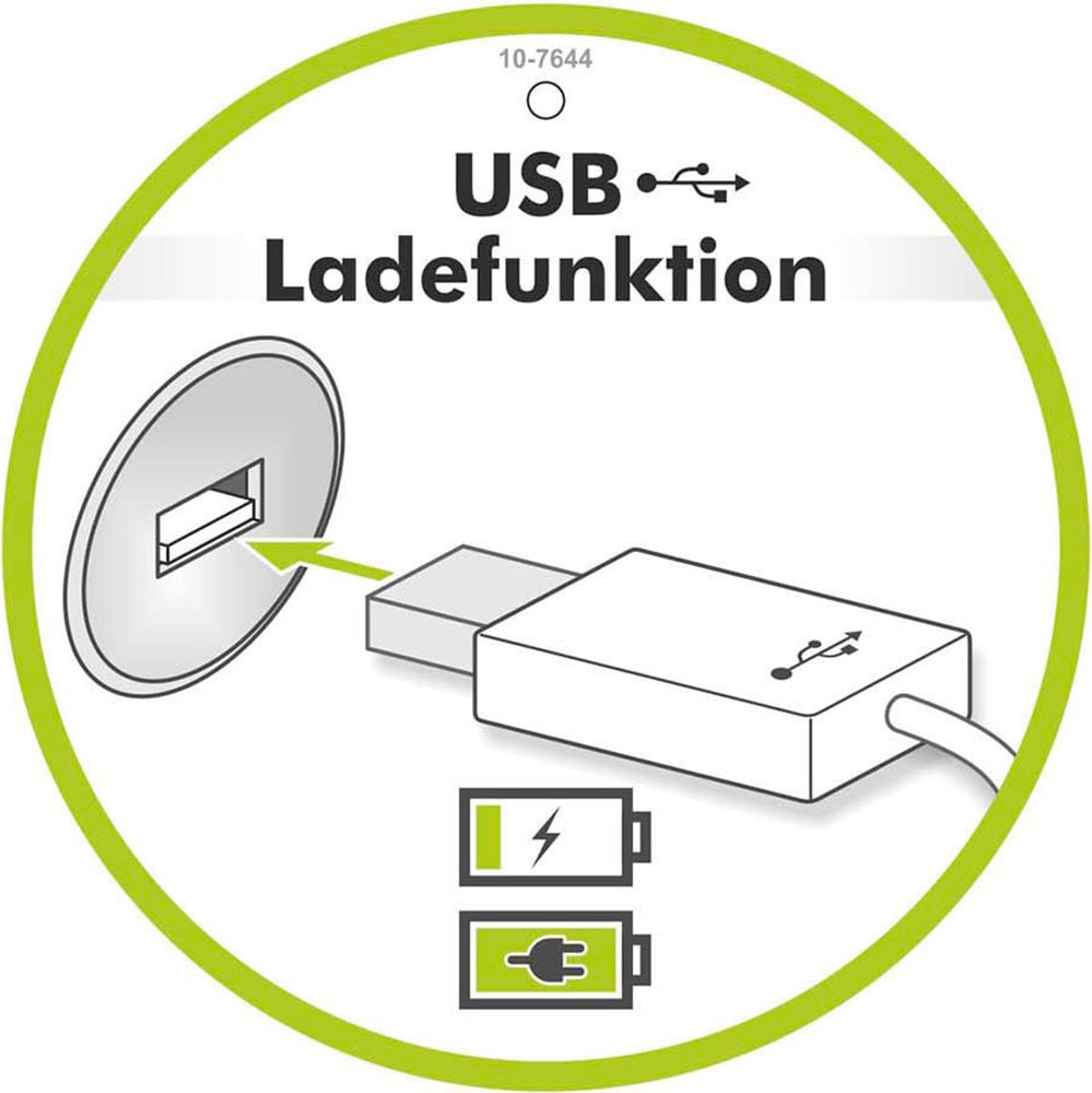 Jockenhöfer Gruppe Boxspringbett »Livia« inklusive LED-Beleuchtung, 4x USB-Ladeports, 7-Zonen-TTFK-Matratze
