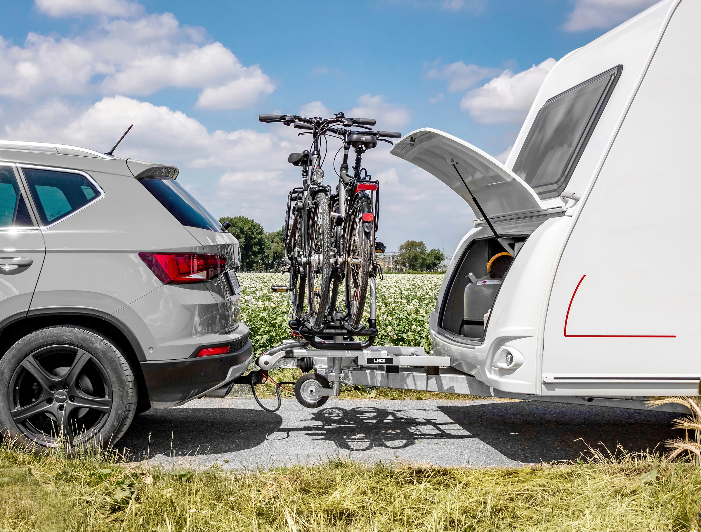 LAS Fahrrad-Deichselträger »EUFAB 11844«, (1 tlg.), für die Deichsel, gleitend, E-Bike geeignet