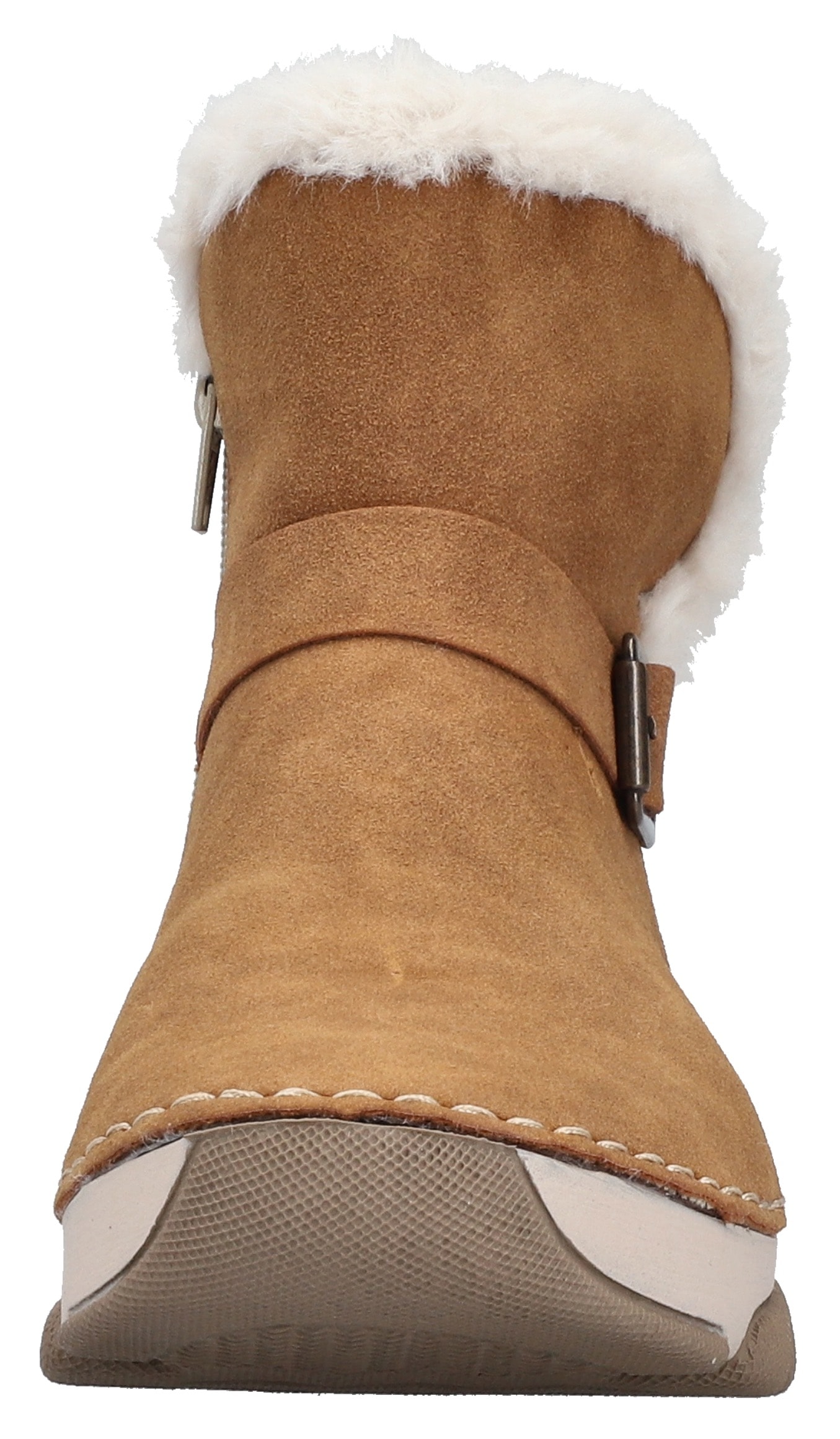 Rieker Winterboots  Winterstiefelette, Reißverschluss-Boots mit Zierschnalle