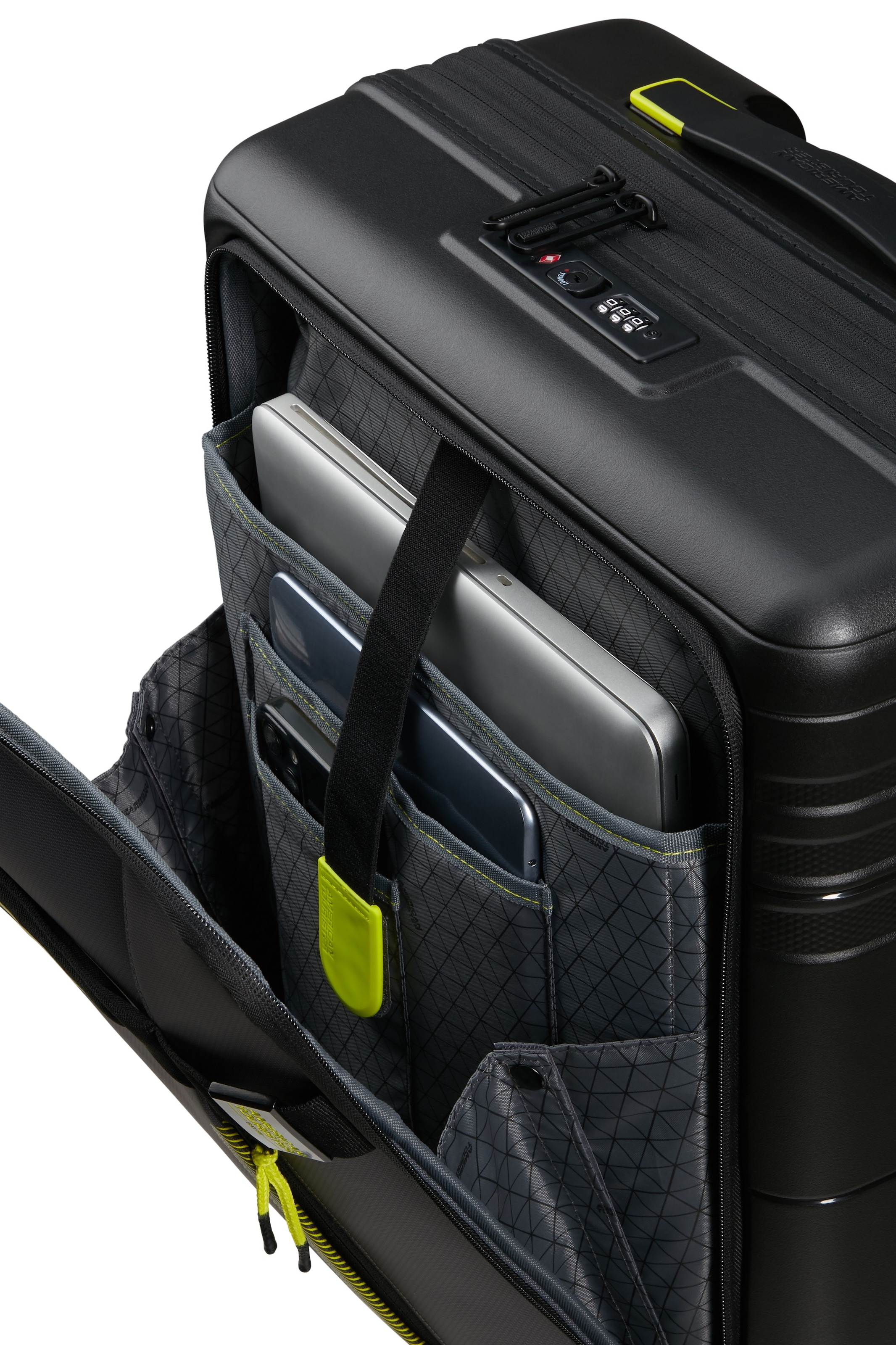 American Tourister® Handgepäck-Trolley »HELLO CABIN, 55«, 4 Rollen, Handgepäck-Koffer Reisegepäck Koffer TSA-Zahlenschloss