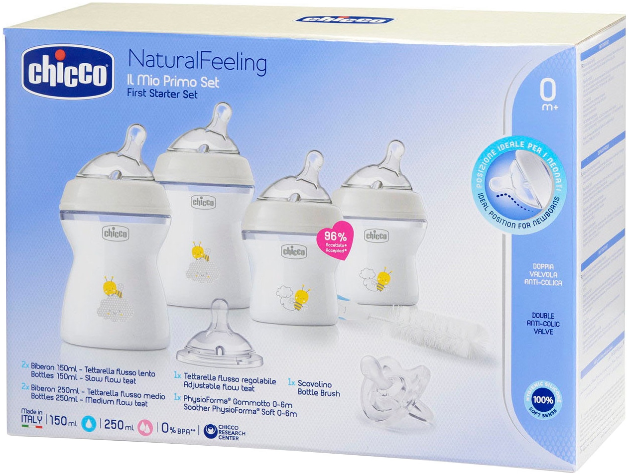 Babyflasche »Erster Starter-Set Naturalfeeling«, (Set)