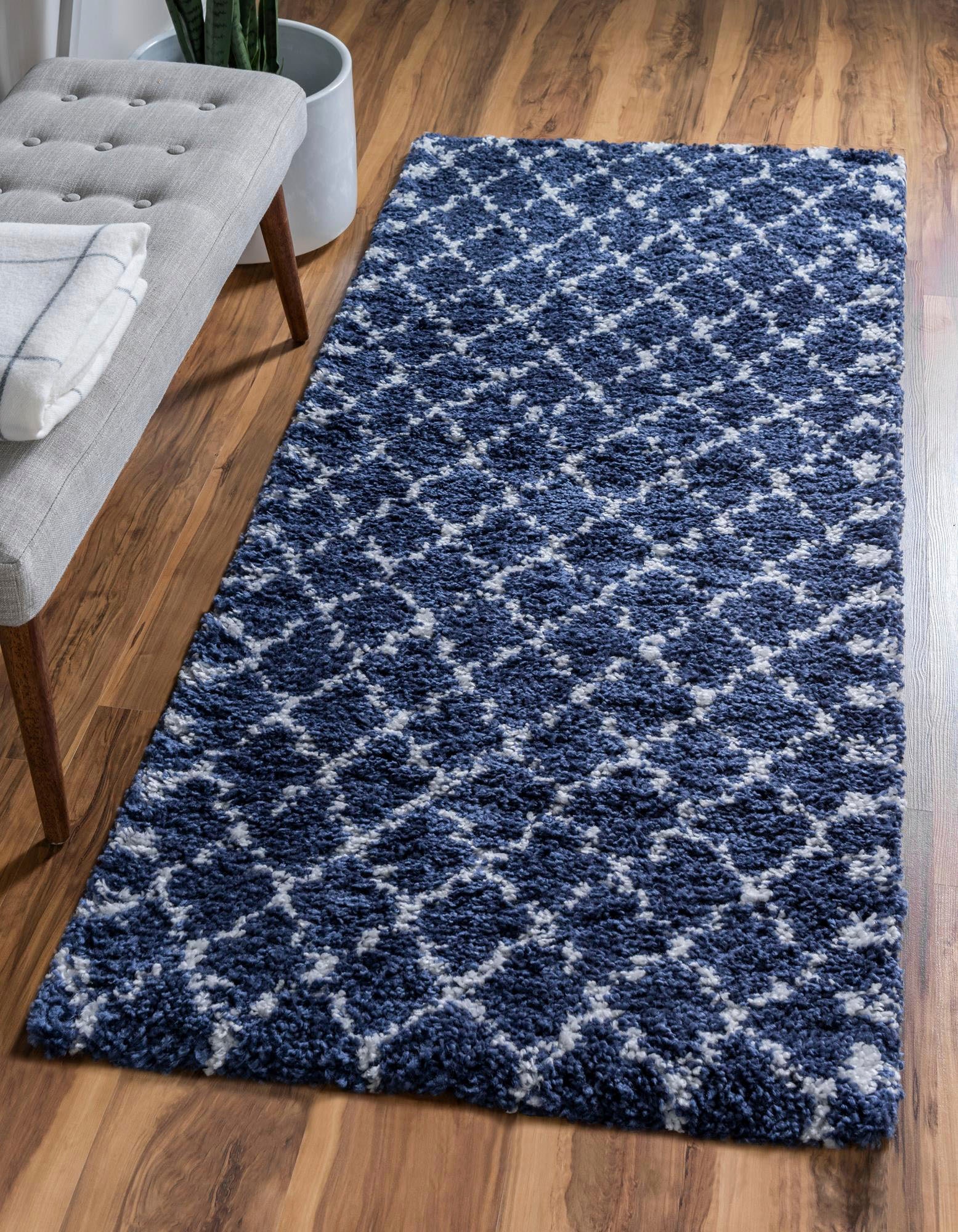 Myflair Möbel & Accessoires Hochflor-Läufer »Temara Shag Lagerräumung«, rechteckig, 51 mm Höhe, Teppich-Läufer, gewebt, weich & kuschelig