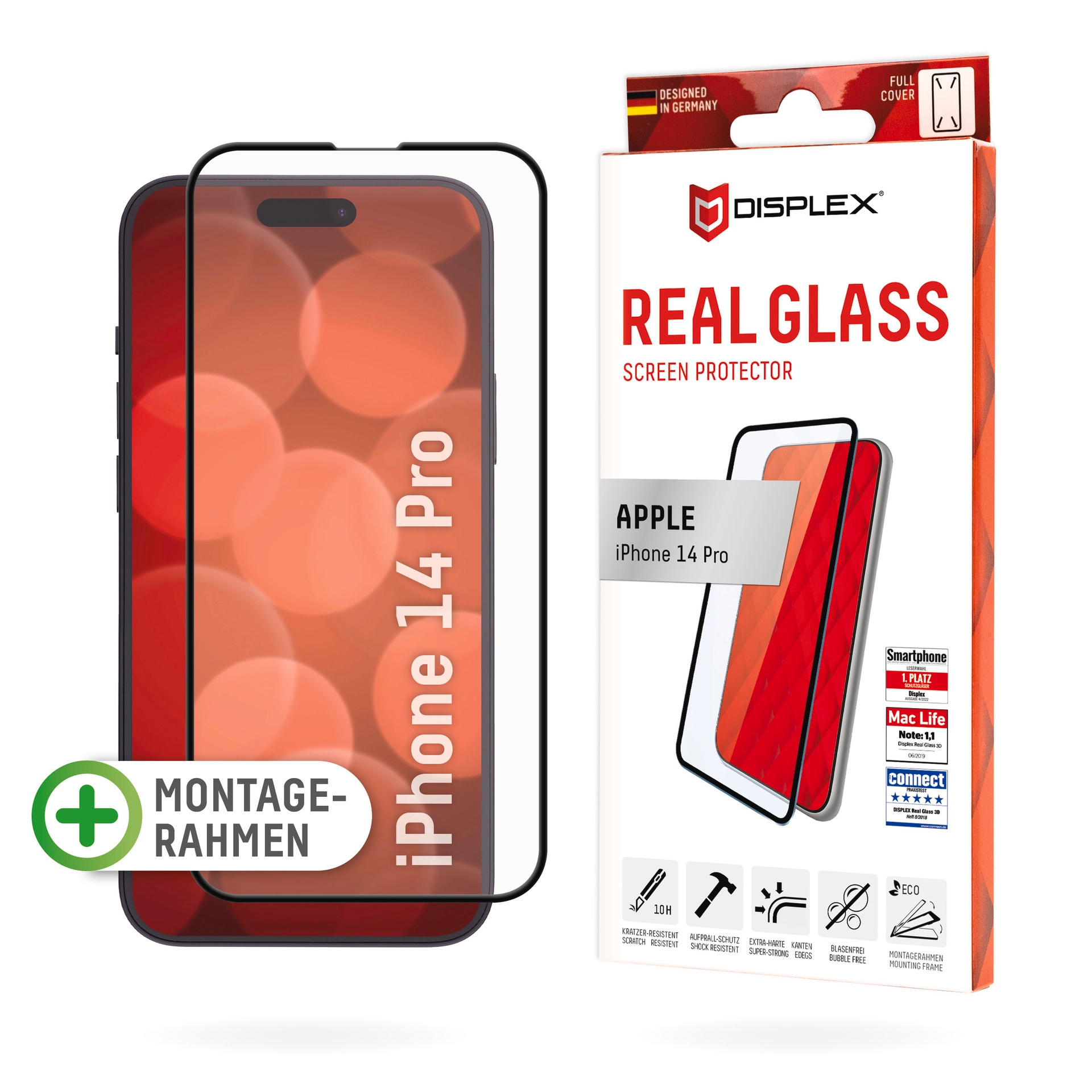 Displayschutzglas »Real Glass FC - iPhone 14 Pro«, für iPhone 14 Pro,...