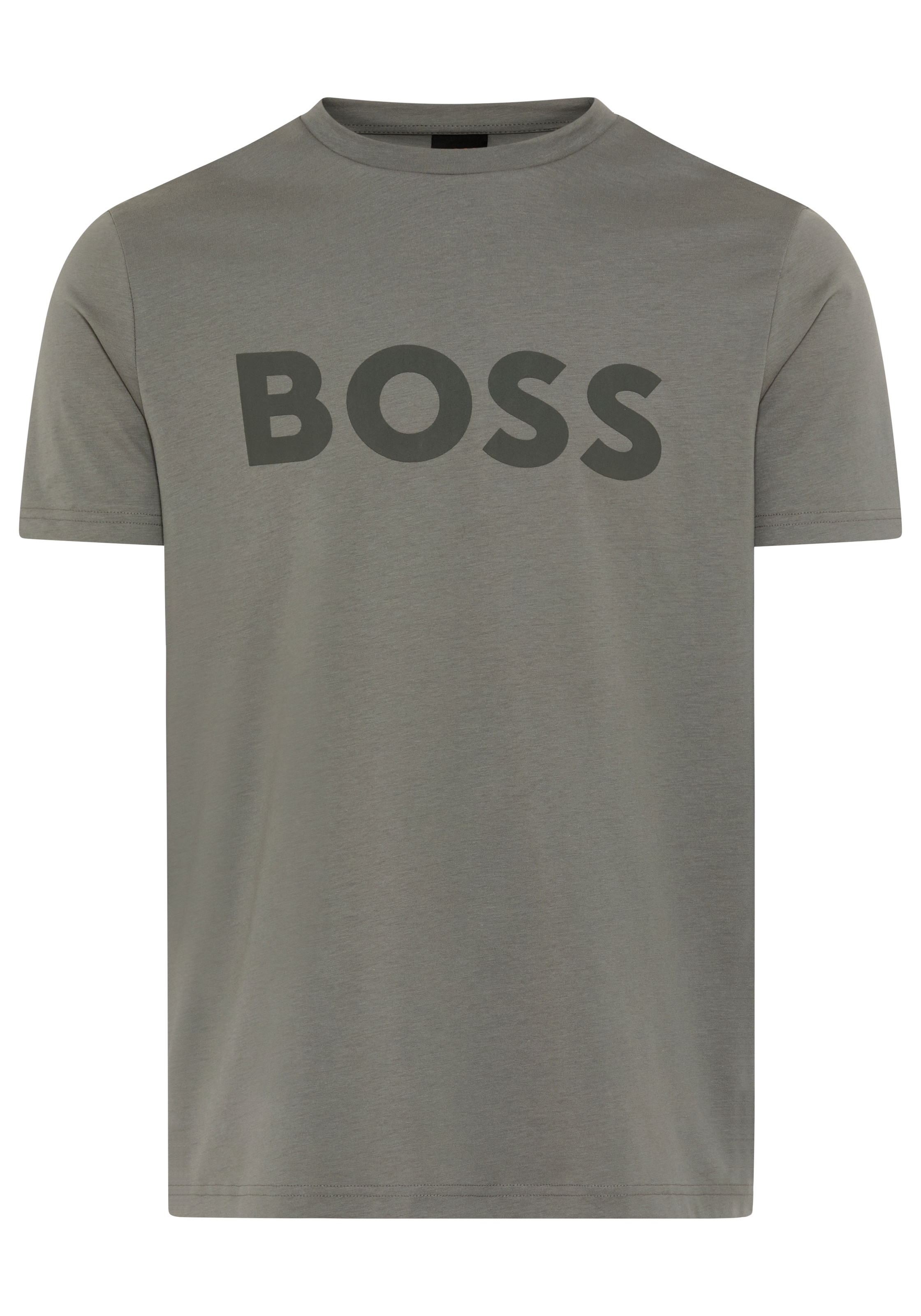 BOSS ORANGE T-Shirt »Thinking« 1 tlg. Rundhalsausschnitt, Regular Fit, großer Logodruck