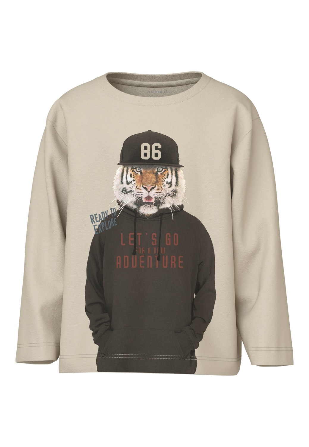 Name It Langarmshirt »NMMOBINNA NREG LS TOP BOX«