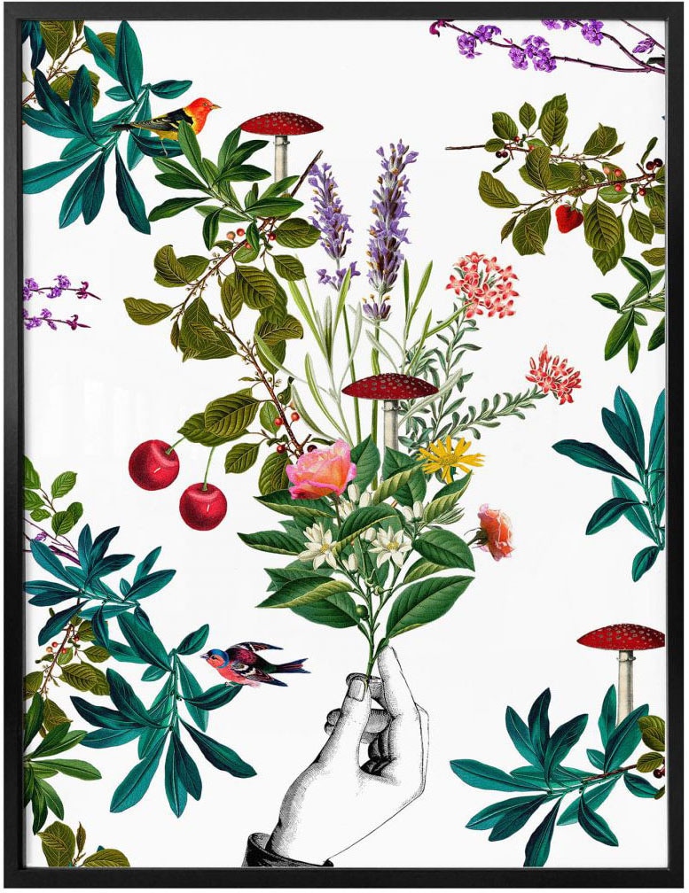 Wall-Art Poster »Botanical Weiß«, Schriftzug, (1 St.) online bei OTTO