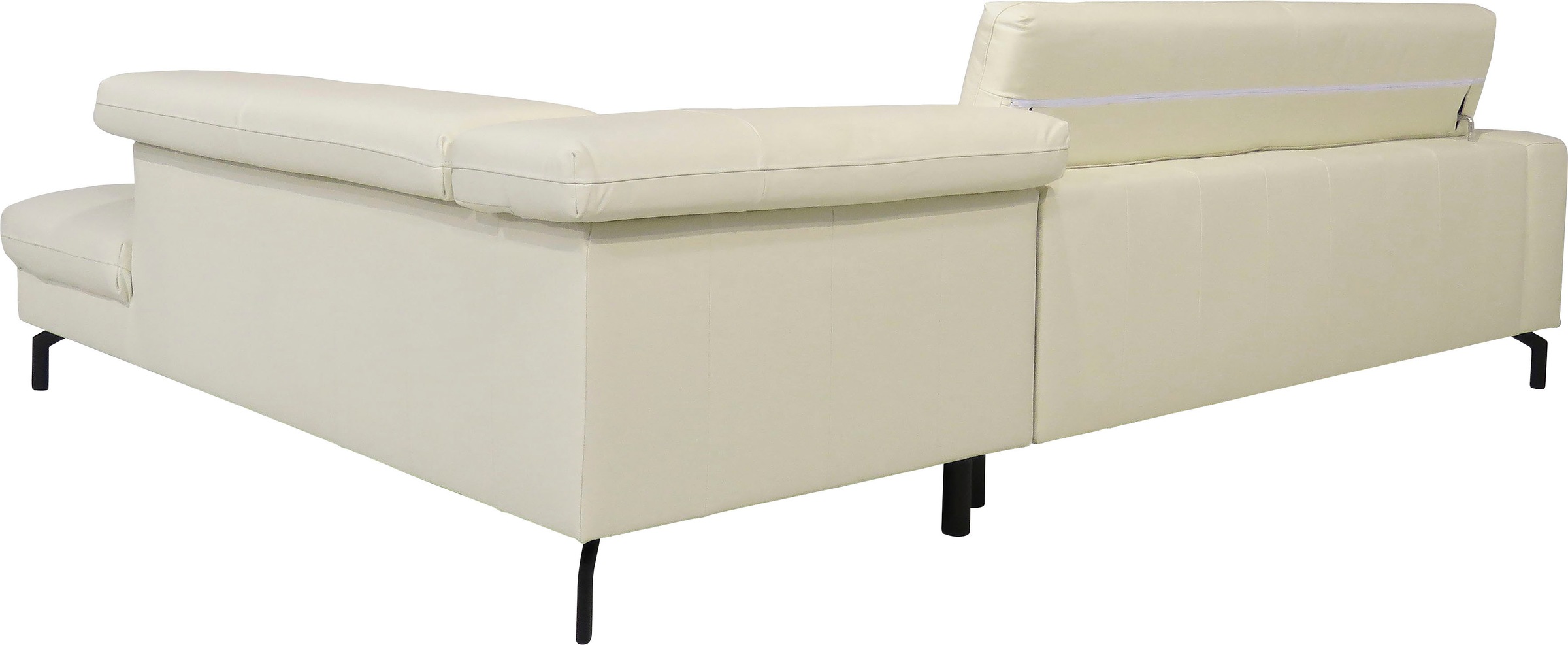 Places of Style Ecksofa »Olanta, modern und bequem, Breite 305cm, Fuß 16cm hoch, L-Form«, mit verstellbaren Kopfstützen