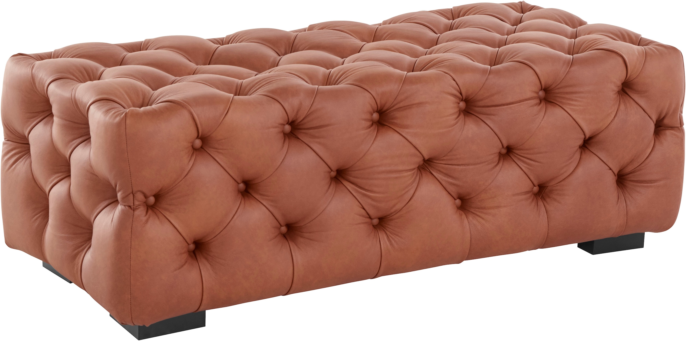 Guido Maria Kretschmer Home&Living Polsterhocker »Kalina«, mit klassischer Chesterfield-Knopfheftung