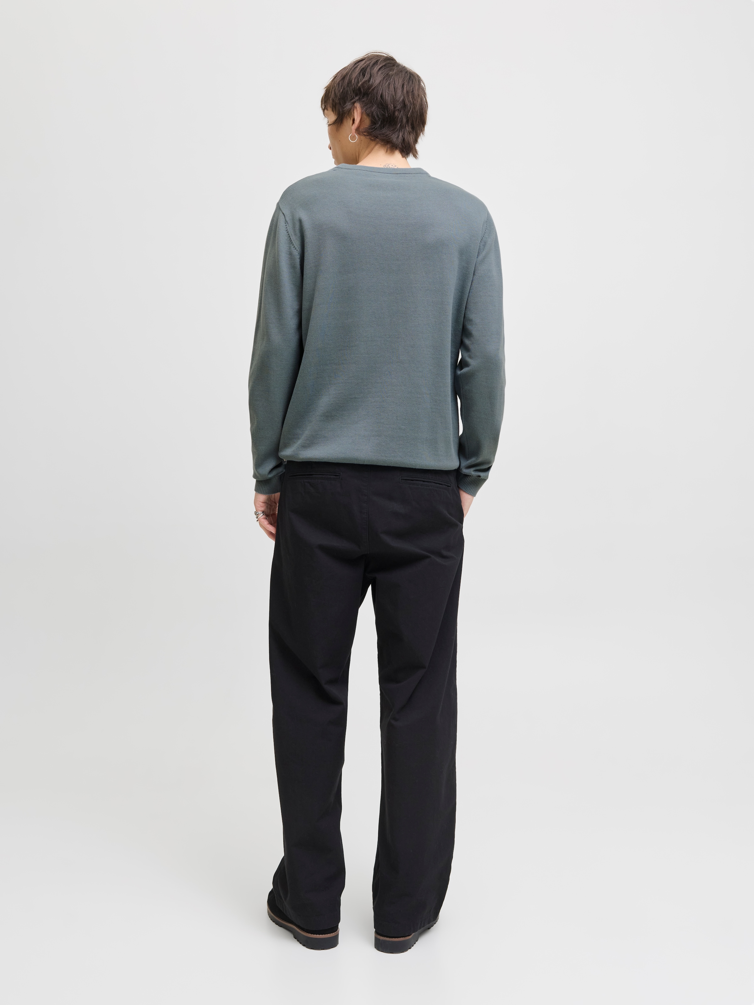 Jack & Jones Rundhalspullover »JJEBASIC KNIT CREW NECK NOOS«, mit Rundhalsausschnitt