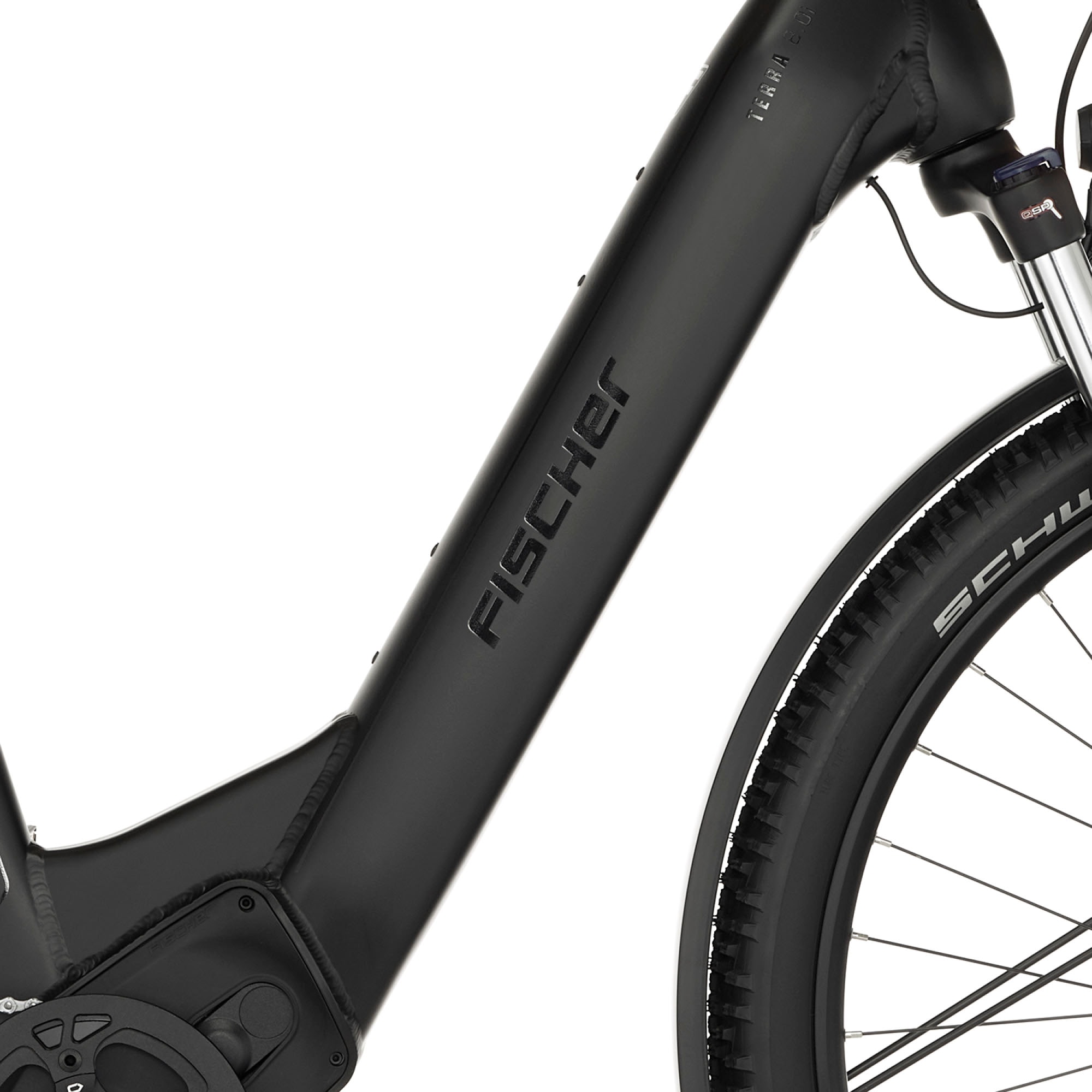 FISCHER Fahrrad E-Bike »TERRA 8.0i 43«, 10 Gang, Shimano, Deore, Mittelmotor 250 W, (mit Fahrradschloss), Pedelec, Elektrofahrrad für Damen u. Herren