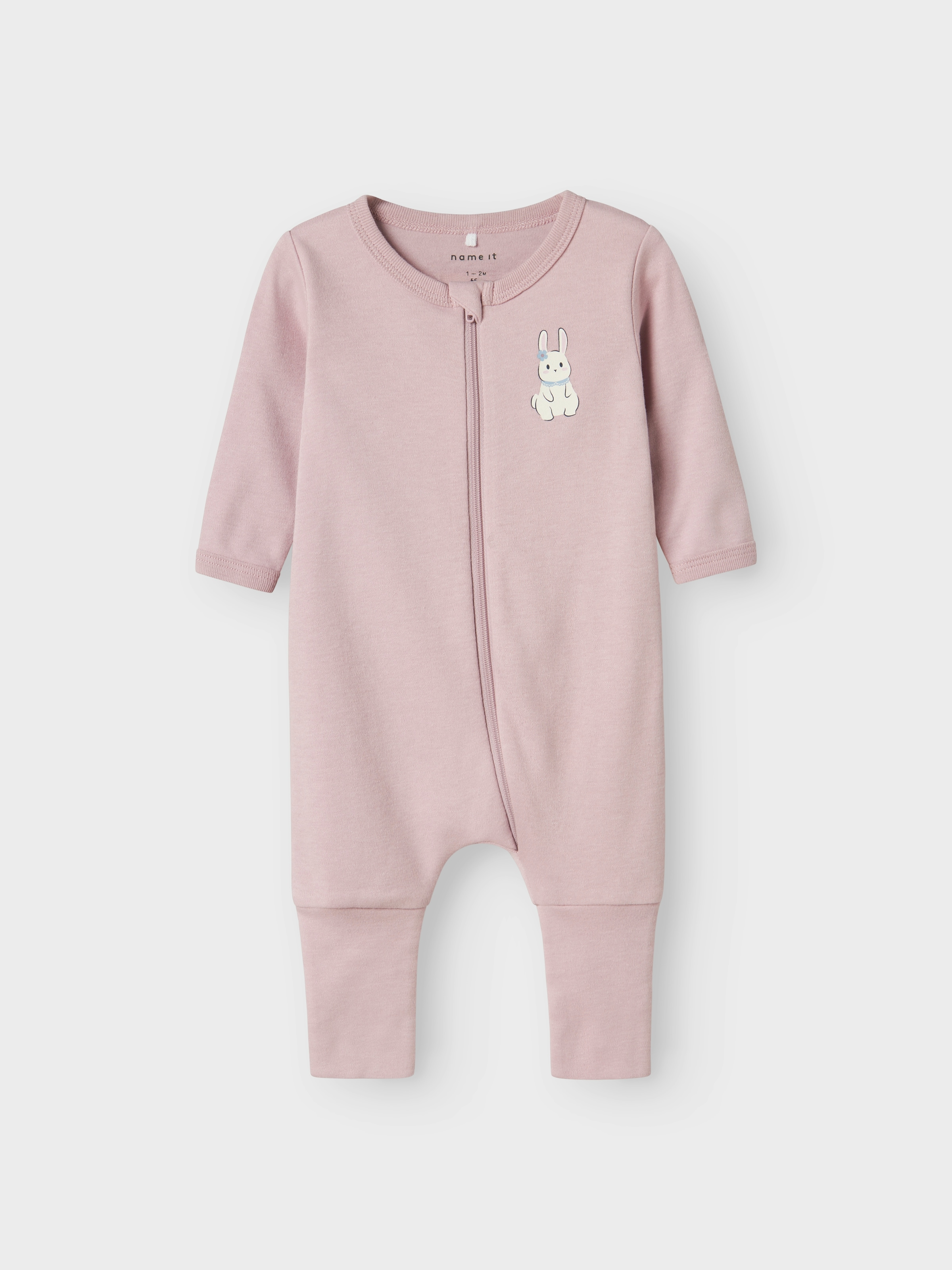 Name It Pyjama »NBFNIGHTSUIT 2P ZIP FF SAND RABBIT NOOS«