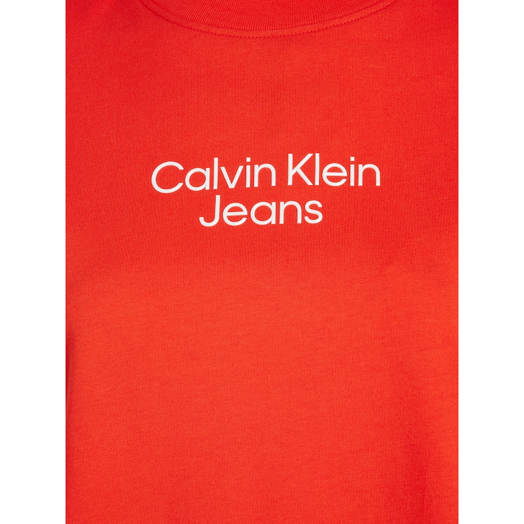 Calvin Klein Jeans T-Shirt »STACKED INSTITUTIONAL REG TEE«