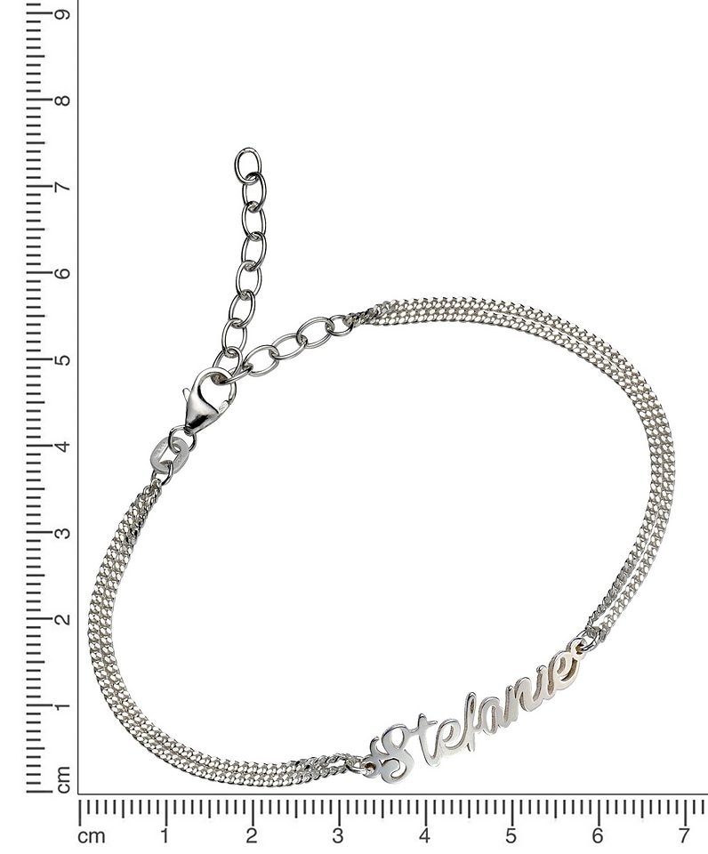 Firetti Armband mit Gravur »Schmuck Geschenk Silber 925 Namensarmband zur Namenskette«
