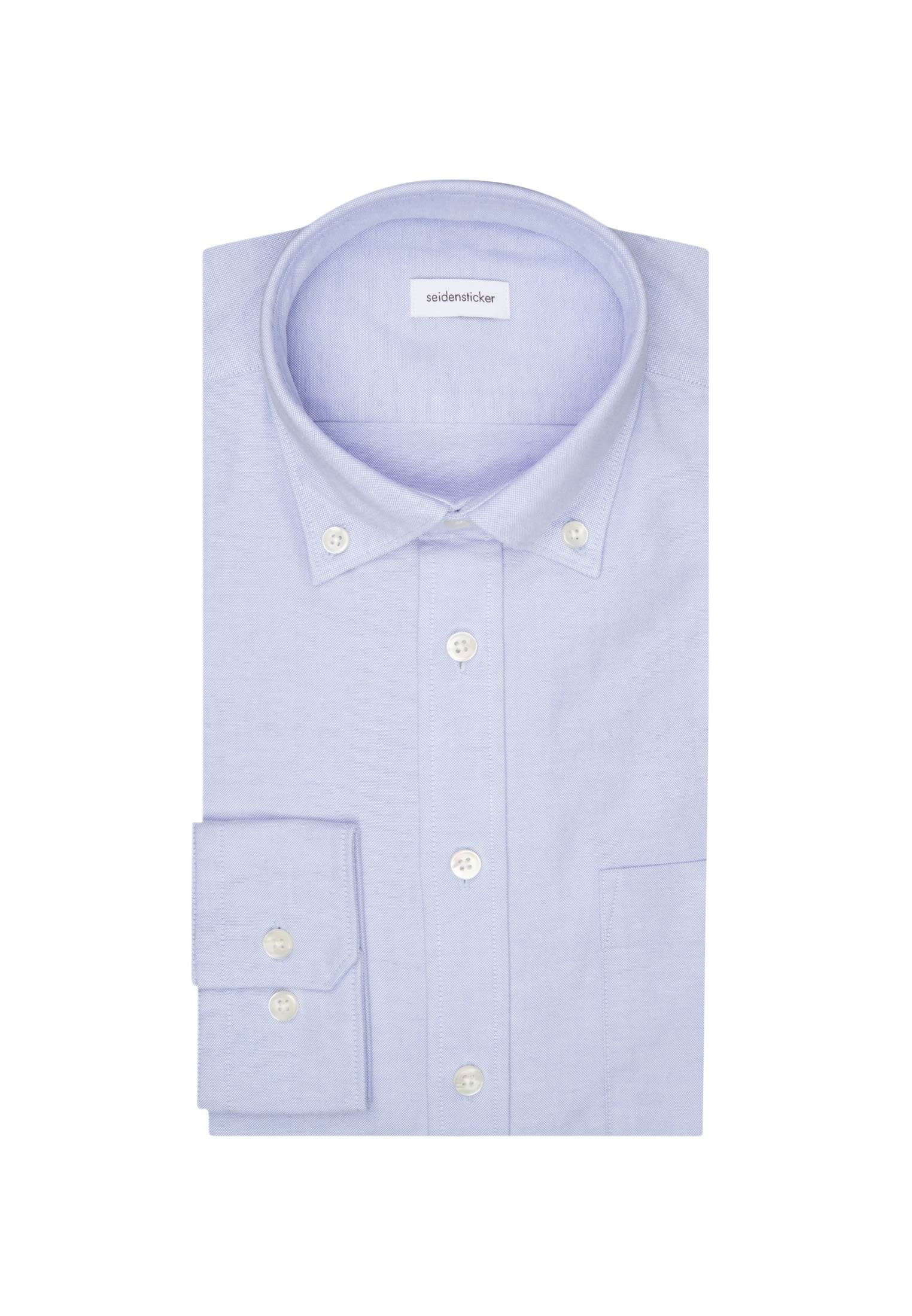 seidensticker Businesshemd, Slim 1/1 Button-Down-Kragen Uni