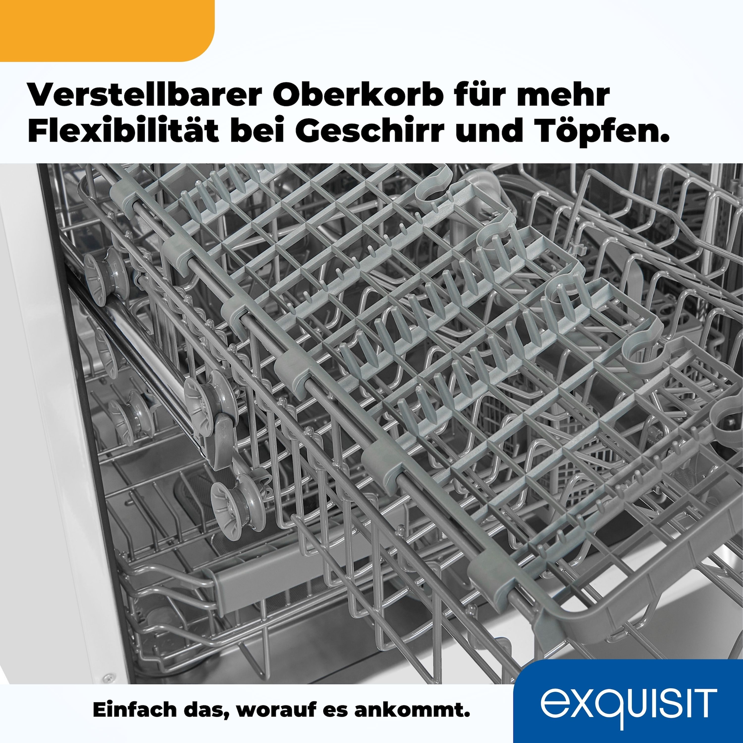 exquisit Standgeschirrspüler »GSP9112-030E weiss«, 12 Maßgedecke