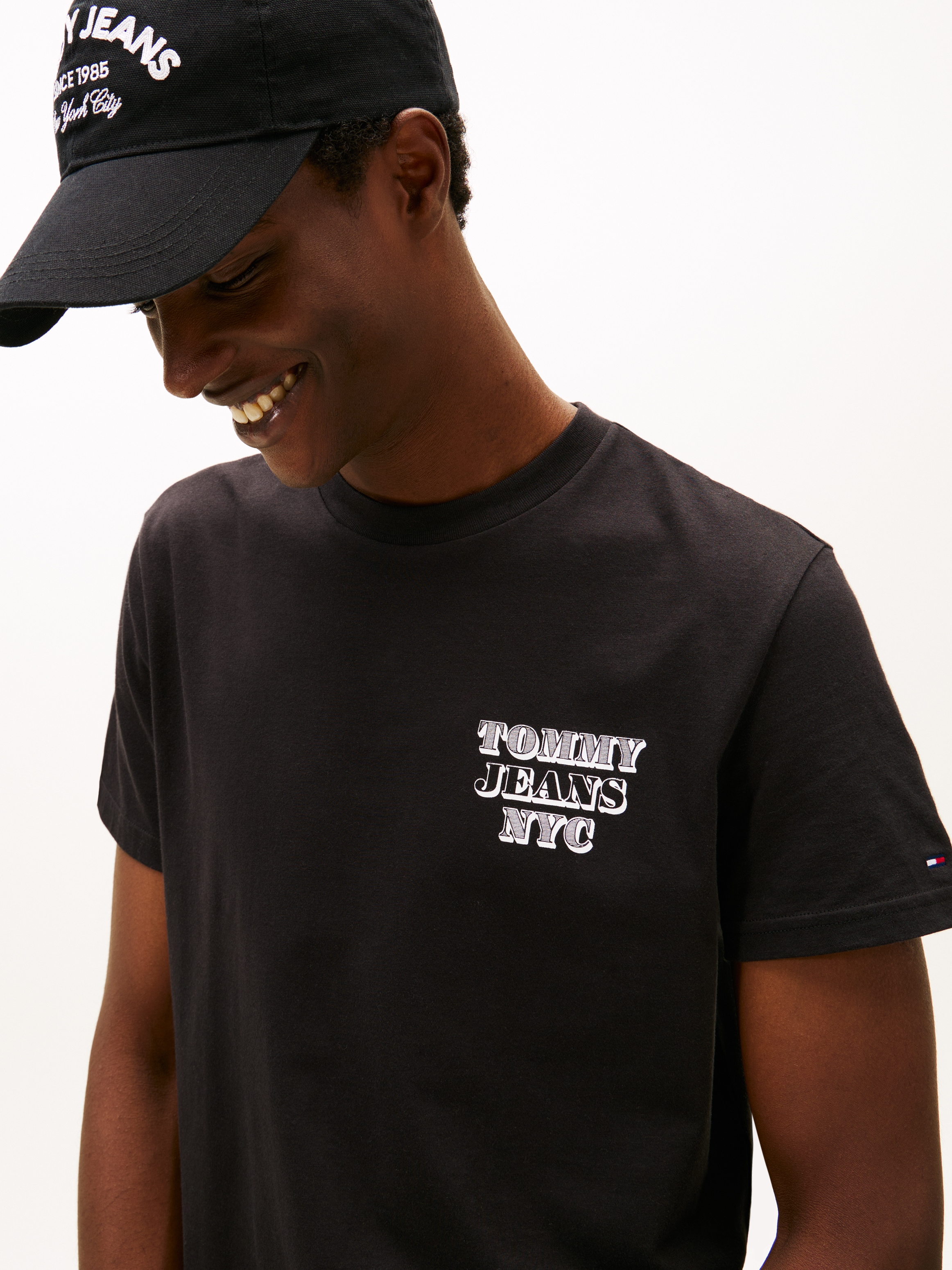 Tommy Jeans T-Shirt »TJM ENTRY BILLS« slim fit, Jersey, Rundhals