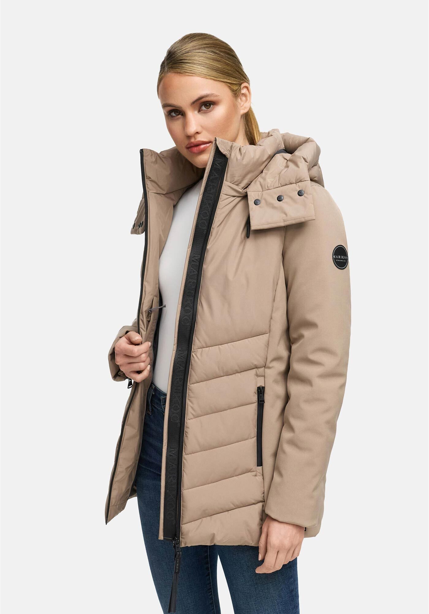 Marikoo Winterjacke »Marikoo Tivaa Damen Herbst Winter Steppjacke N103«
