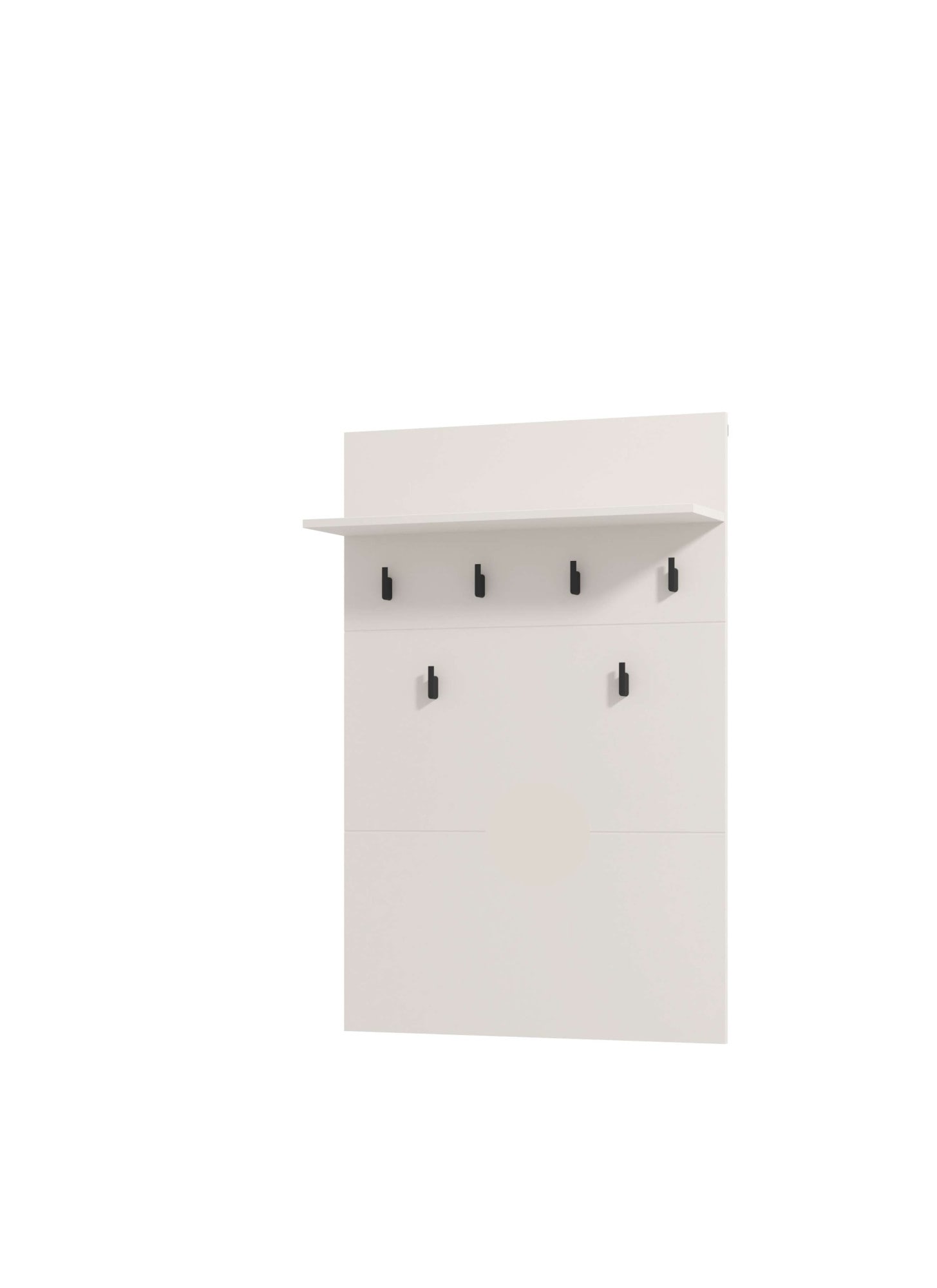 Home affaire Garderobenpaneel »Rathlin, Wandregal Wandpaneel, Wandgarderobe praktisch & stillvoll« mit 6 Kleiderhaken und Ablage für Accessoires, Breite 77 cm