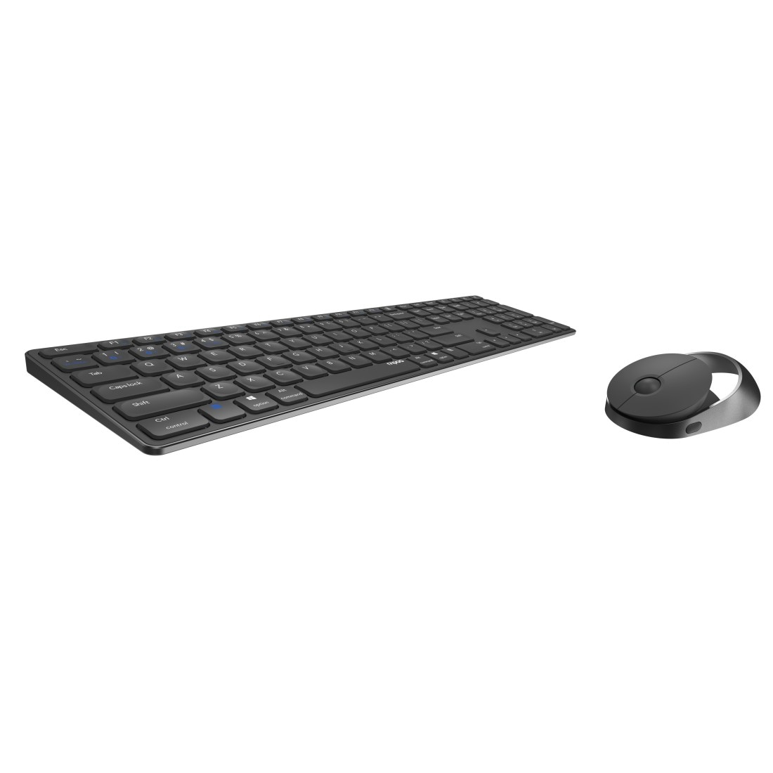 Rapoo Tastatur- und Maus-Set »9850M Kabelloses Multi-Mode-Deskset, DE-Layout, 2.4 GHz, 1600 DPI«