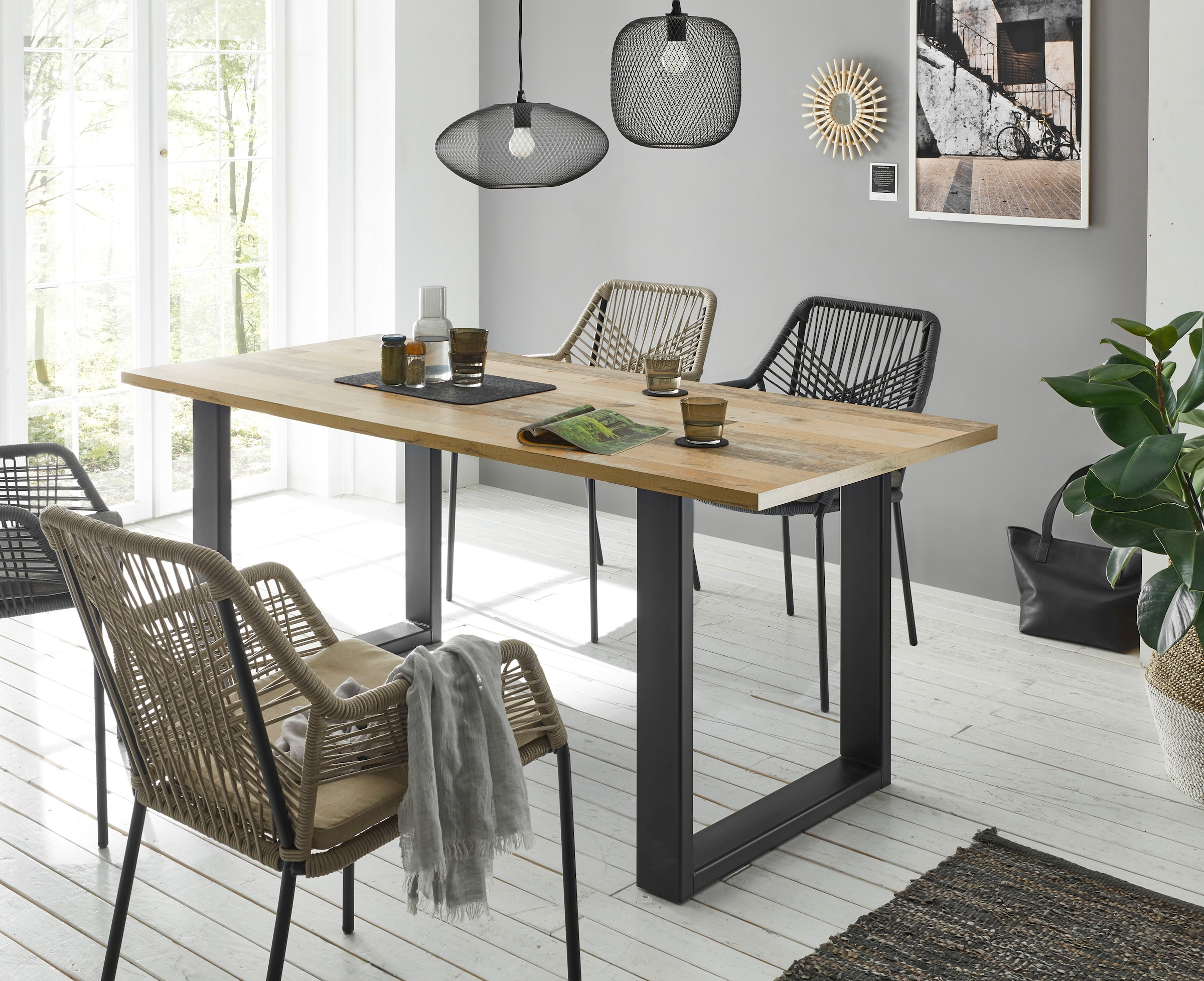 Home affaire Esstisch »SHERWOOD«, in modernem Holz Dekor, Breite 180 cm