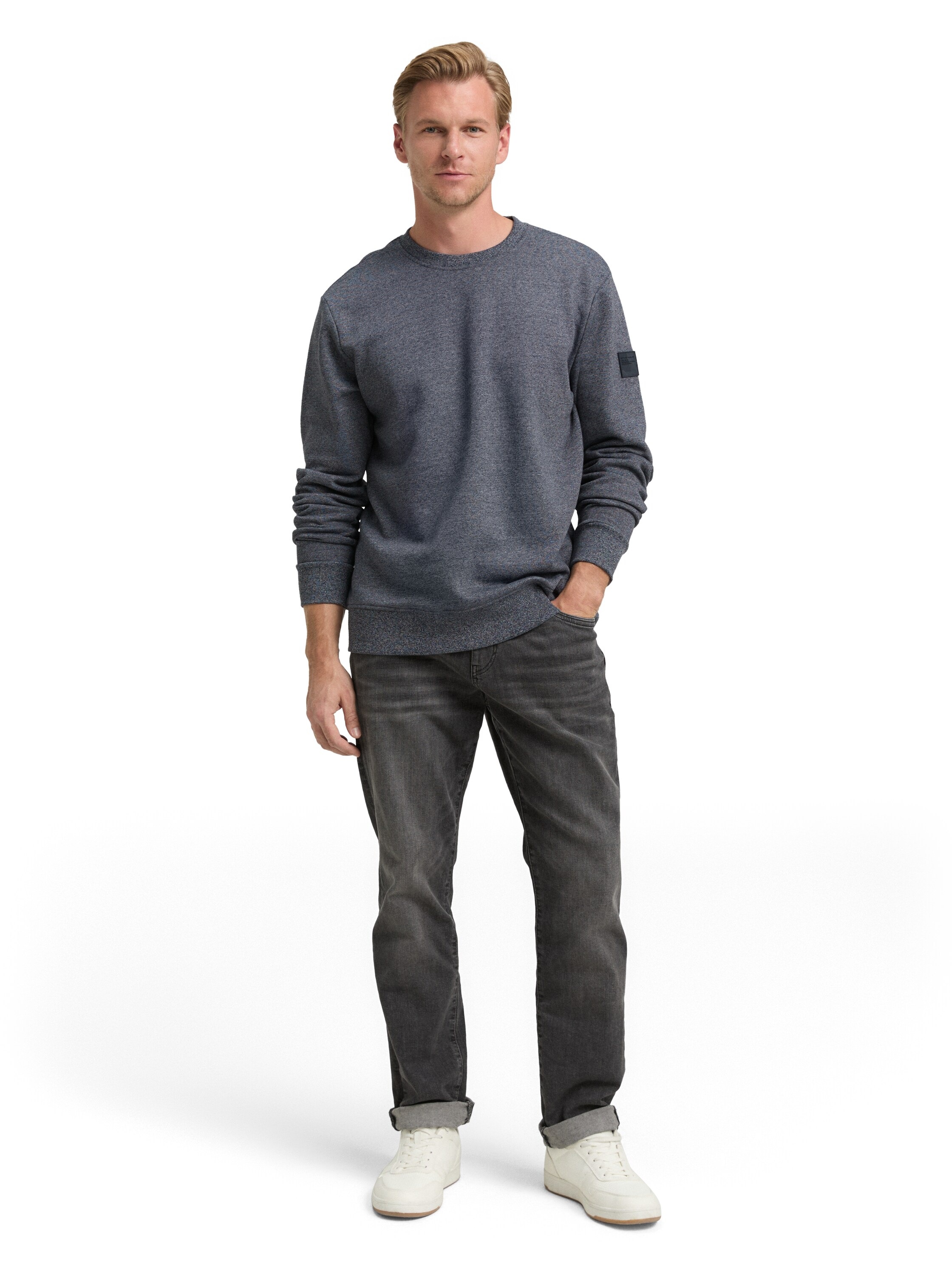 TOM TAILOR Sweatshirt, mit Logo Stickerei am Arm