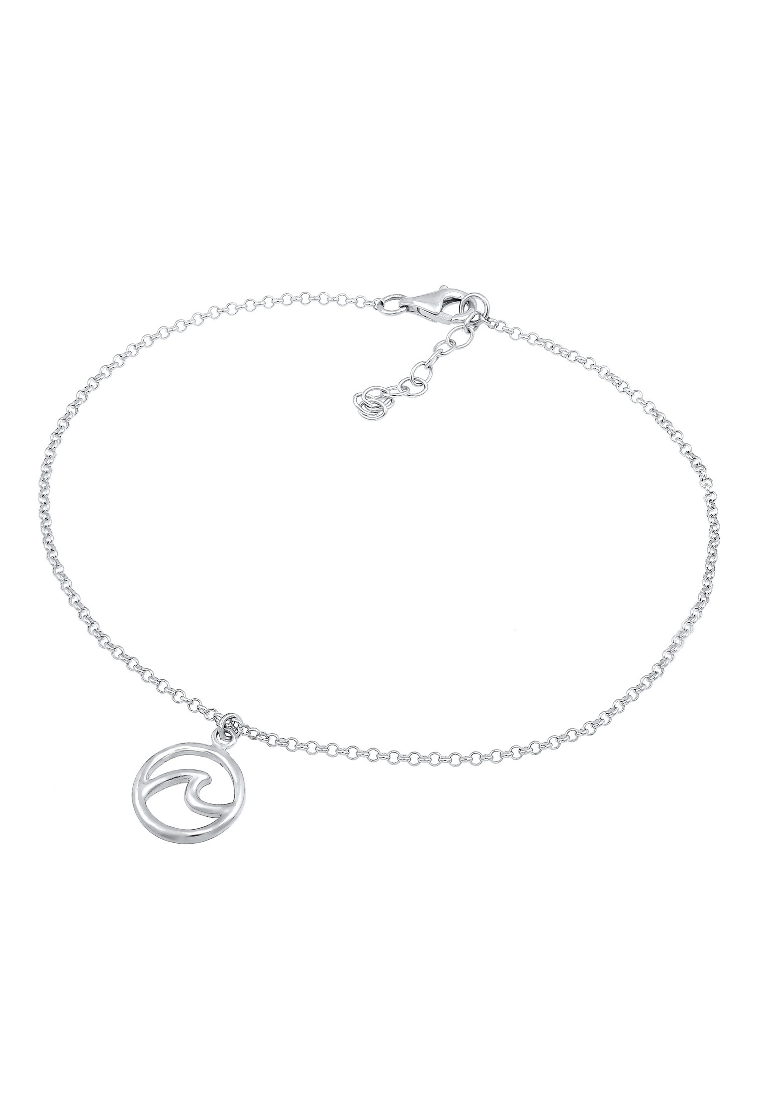 Elli Fußkette »Fußschmuck Wellen Maritim 925 Sterling Silber«