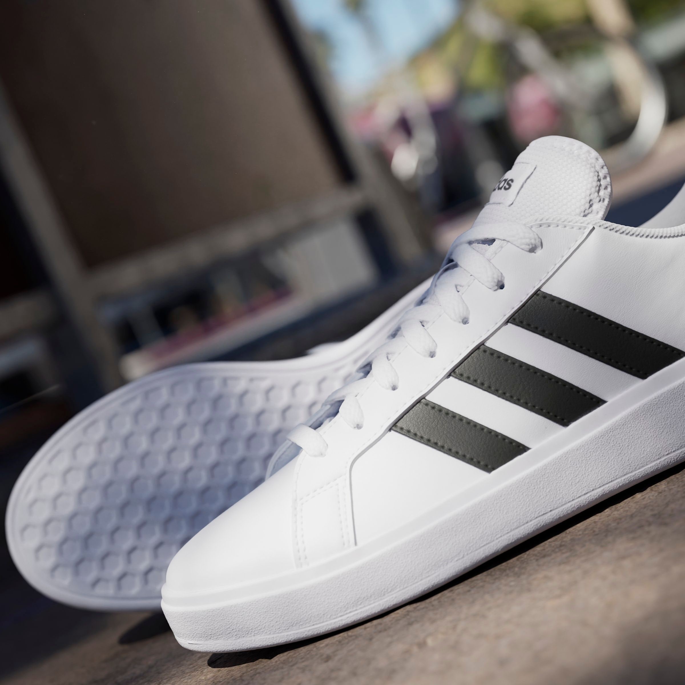adidas Sportswear Sneaker »GRAND COURT TD LIFESTYLE COURT CASUAL«, Design auf den Spuren des adidas Superstar