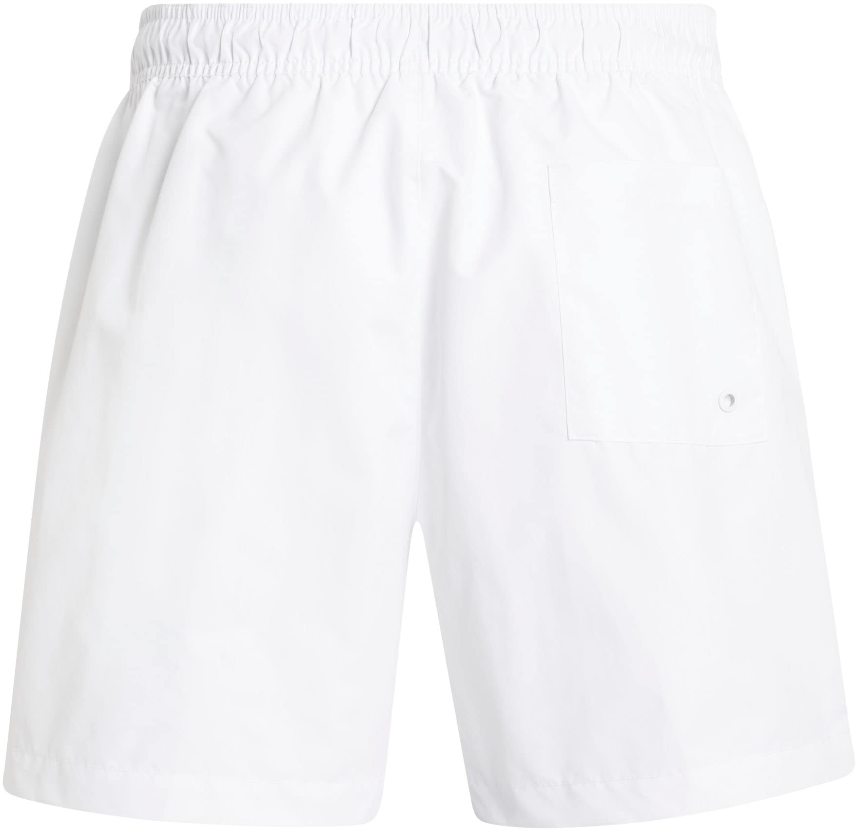 Calvin Klein Swimwear Badeshorts »MEDIUM DRAWSTRING«, mit kontrastfarbenem Logo-Schrifztug am Bein