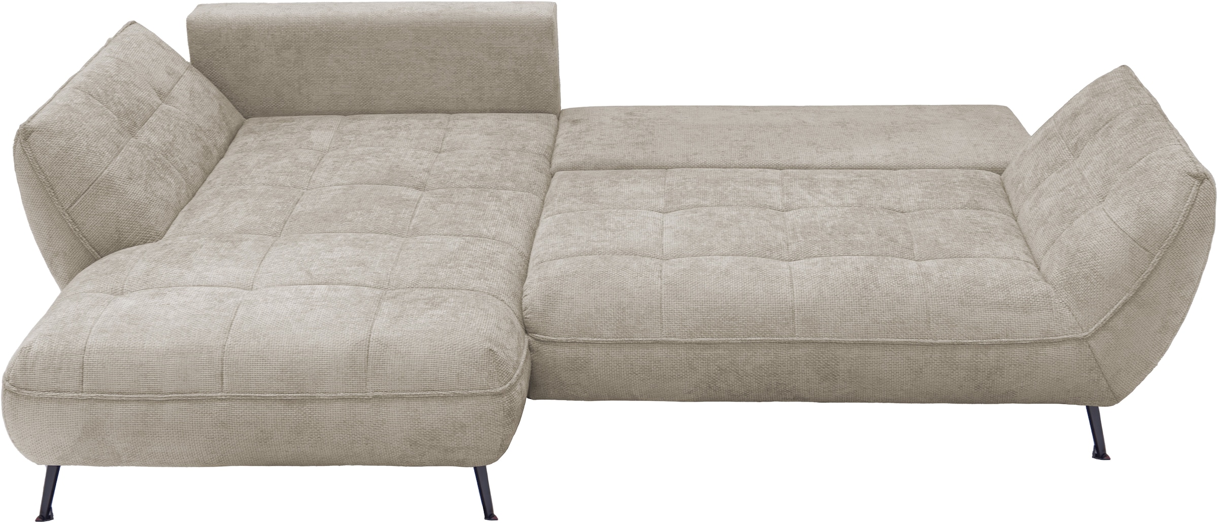 exxpo - sofa fashion Ecksofa »Samoa, bequem und modern, mit Easy-Lift-Bettfunktion, L-Form« Ecksofa Samoa, inkl. Bettfunktion, Bettkasten und Rückenkissen