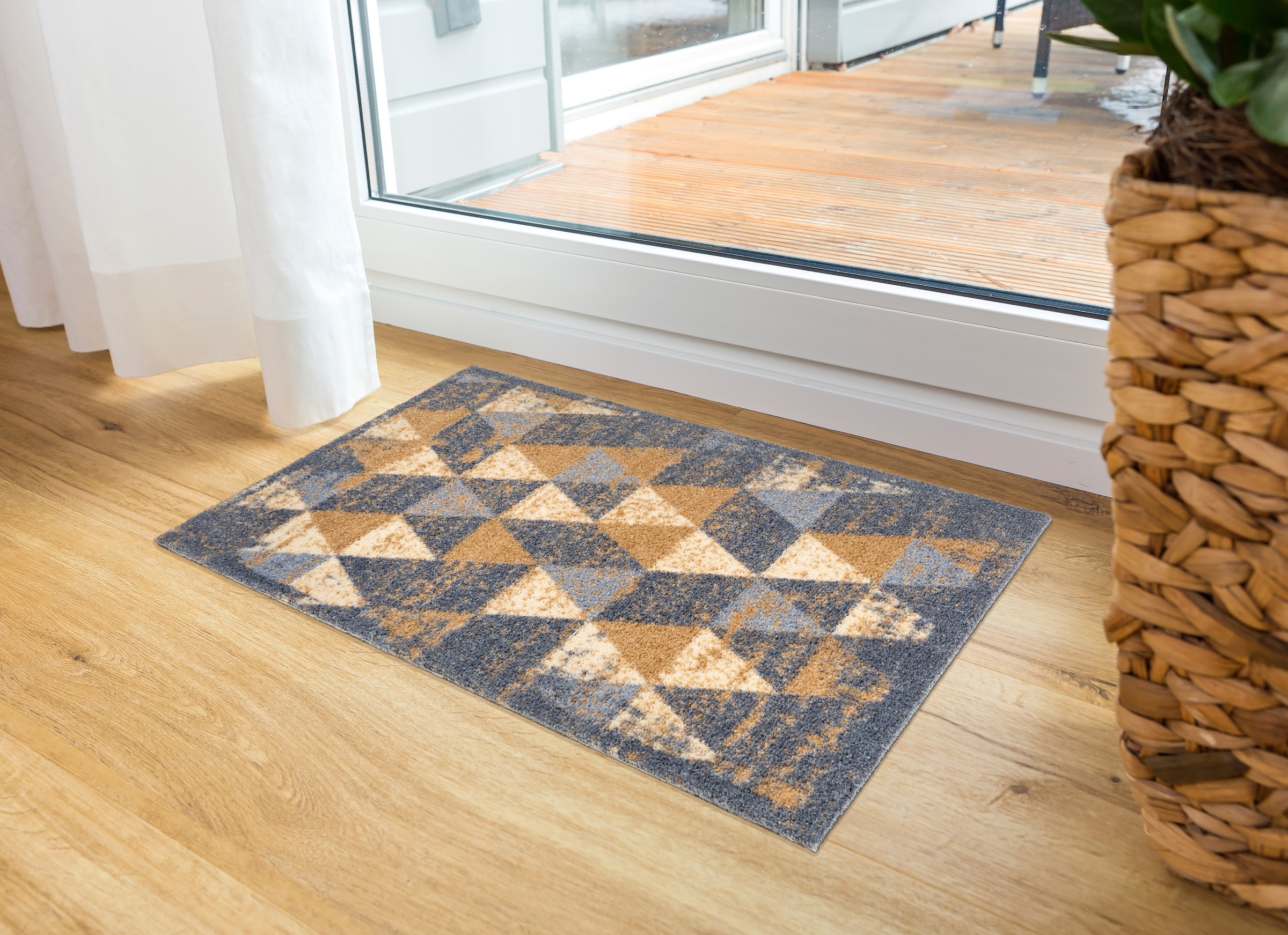 ASTRA Fußmatte »Miabella 1669« rechteckig 7 mm Höhe Schmutzfangmatte, waschbar, In -und Outdoor geeignet