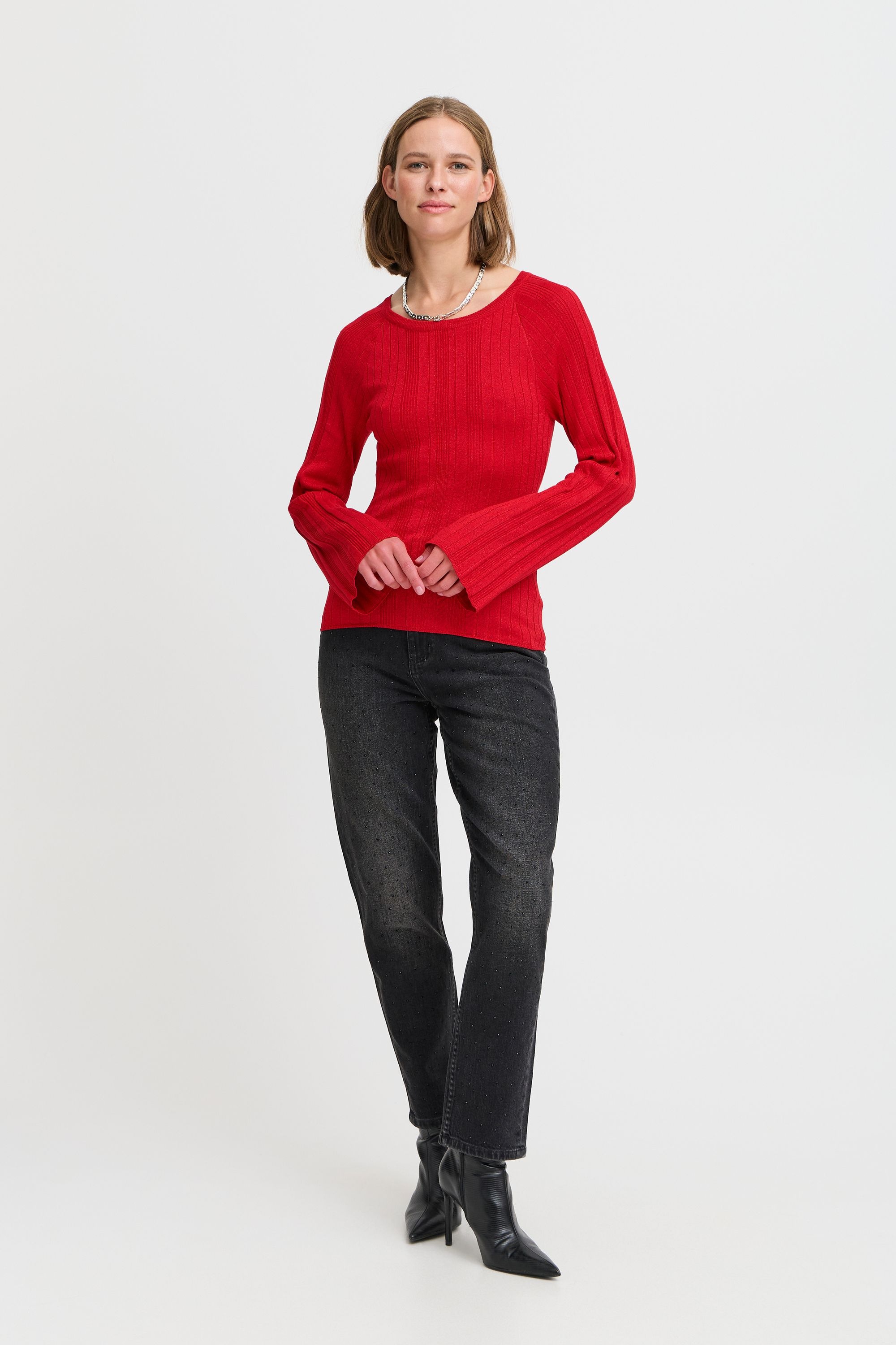 b.young Strickpullover »Strickpullover BYMOBBE RAGLAN JUMPER -«