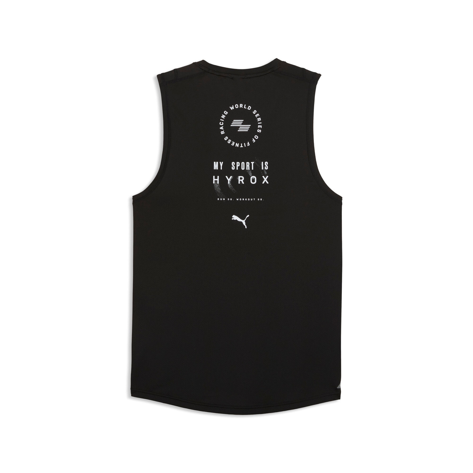 PUMA Tanktop »M  X HYROX DRYELITE TRAINING TANK« ärmelloses Design, sportlicher Stil, Rundhalsausschnitt