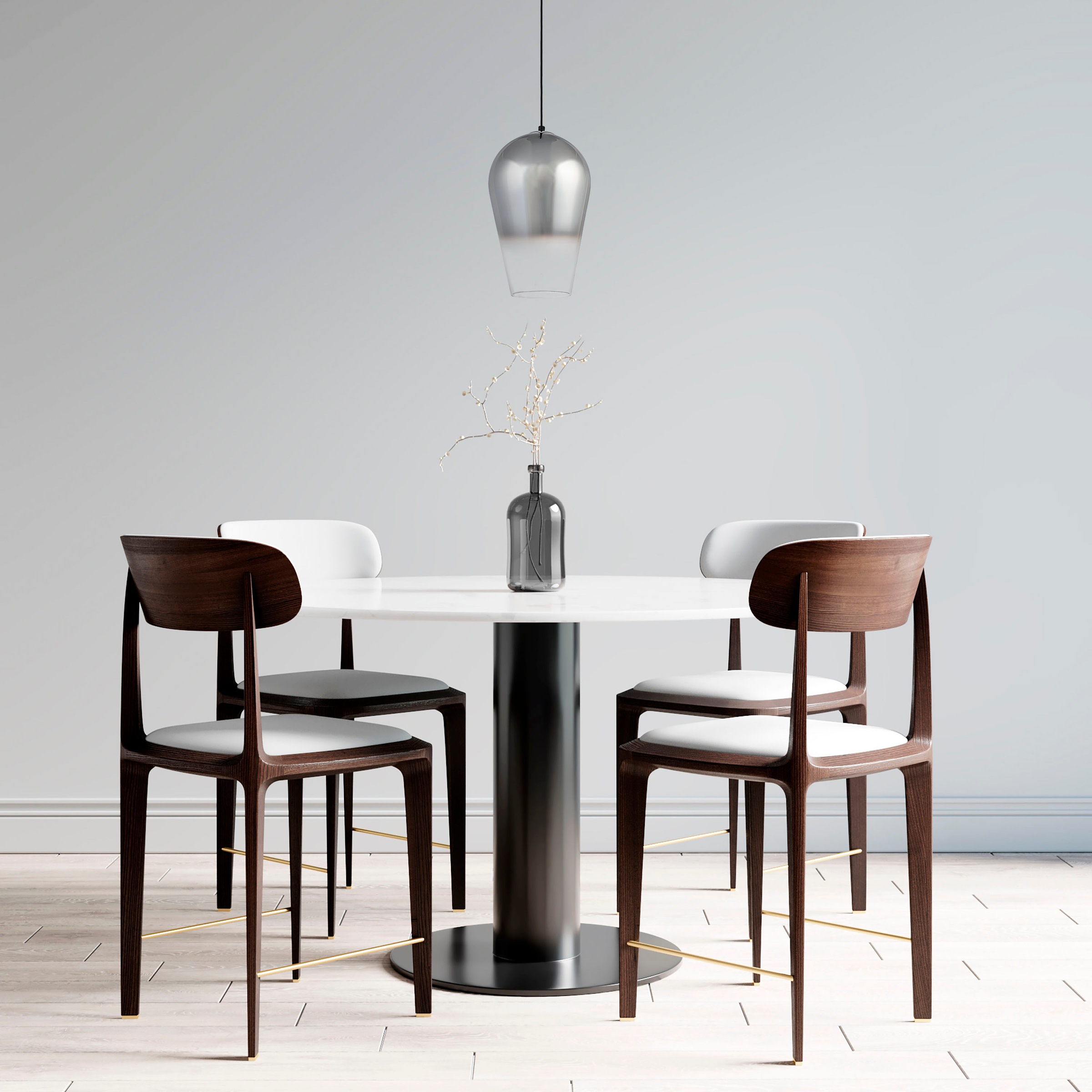 Paco Home Pendelleuchte »DALIA«, Leuchtmittel E27 | ohne Leuchtmittel, Esstisch Glas Lampenschirm Hängeleuchte Wohnzimmer Modern E27