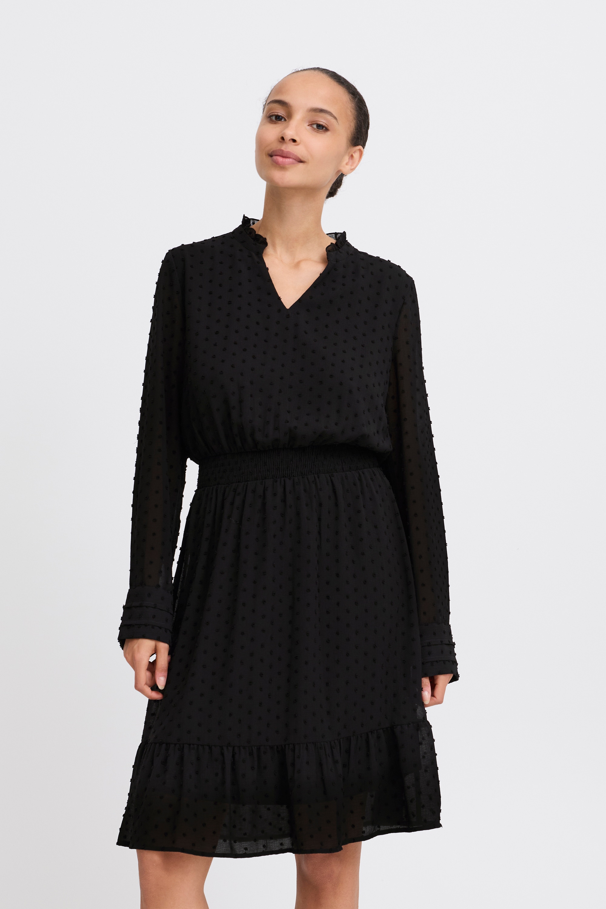 b.young Midikleid »Kleid BYIZETTE«