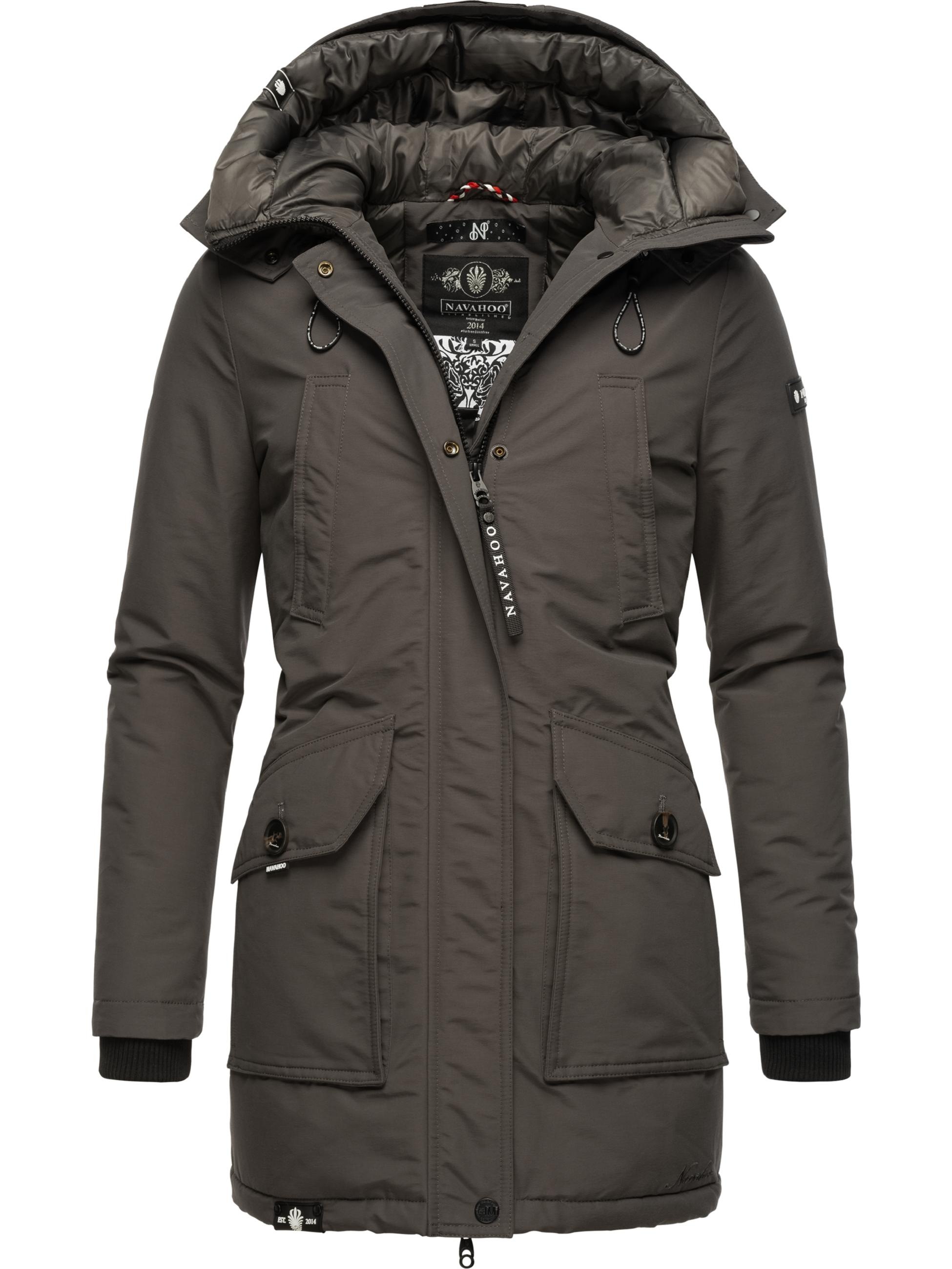 Navahoo Winterjacke »Winterjacke Blizzardstorm«, mit Kapuze