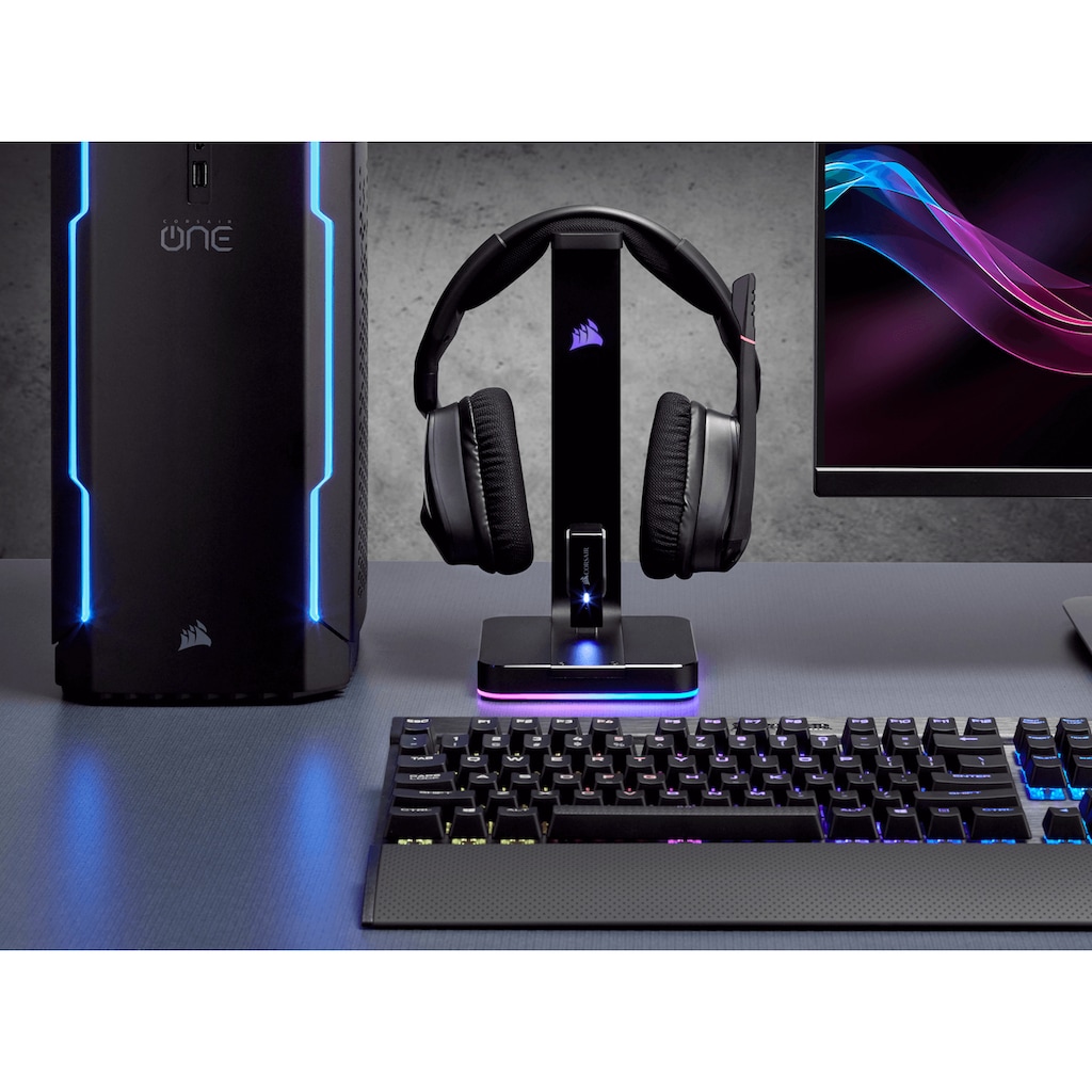 Corsair Headset-Halterung »ST100 RGB Premium Headset Stand 7.1 Surround Sound«