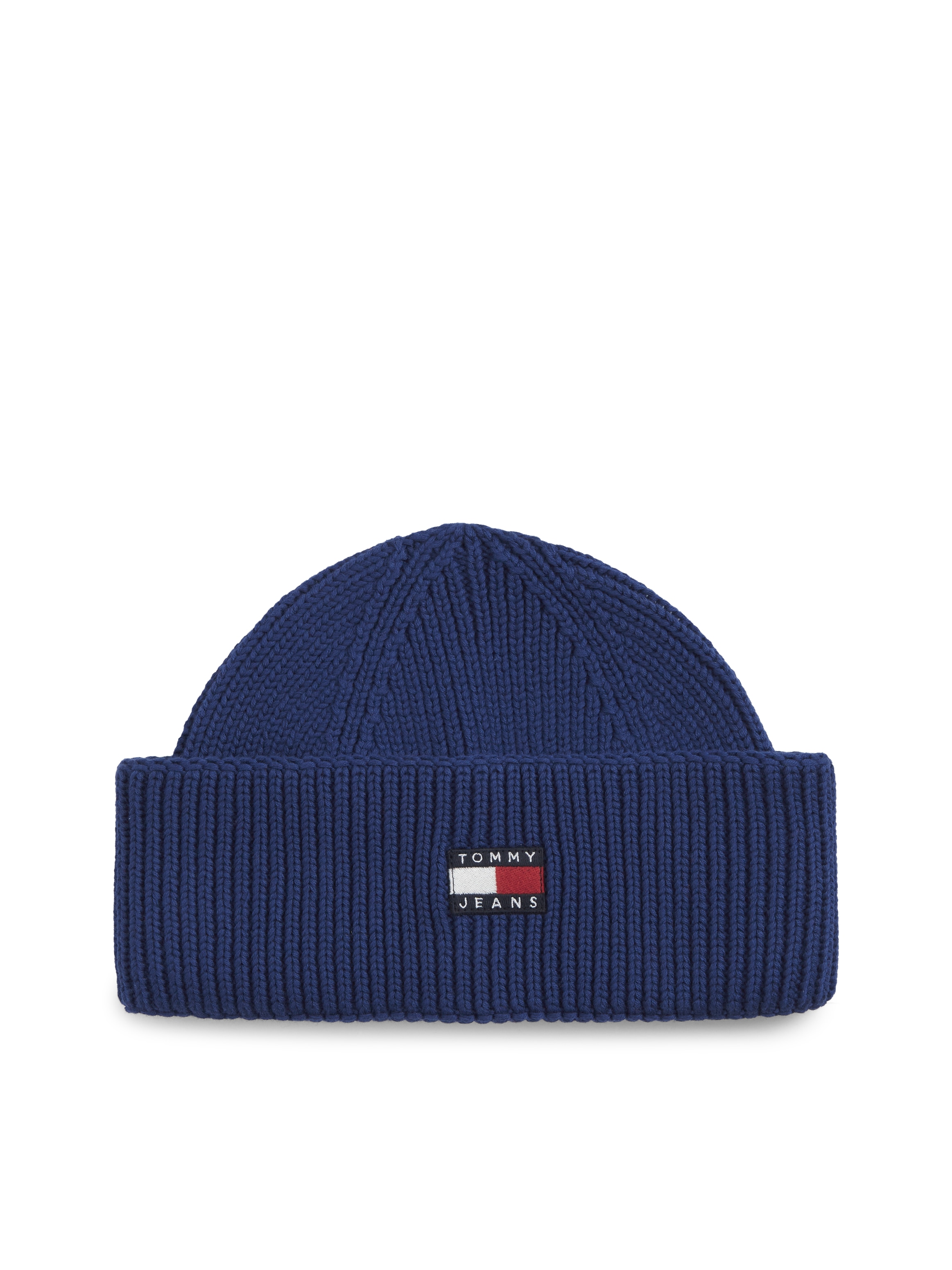 Tommy Jeans Beanie »TJM HERITAGE SHORT« Umfang 58 cm, im Fischermann-Style