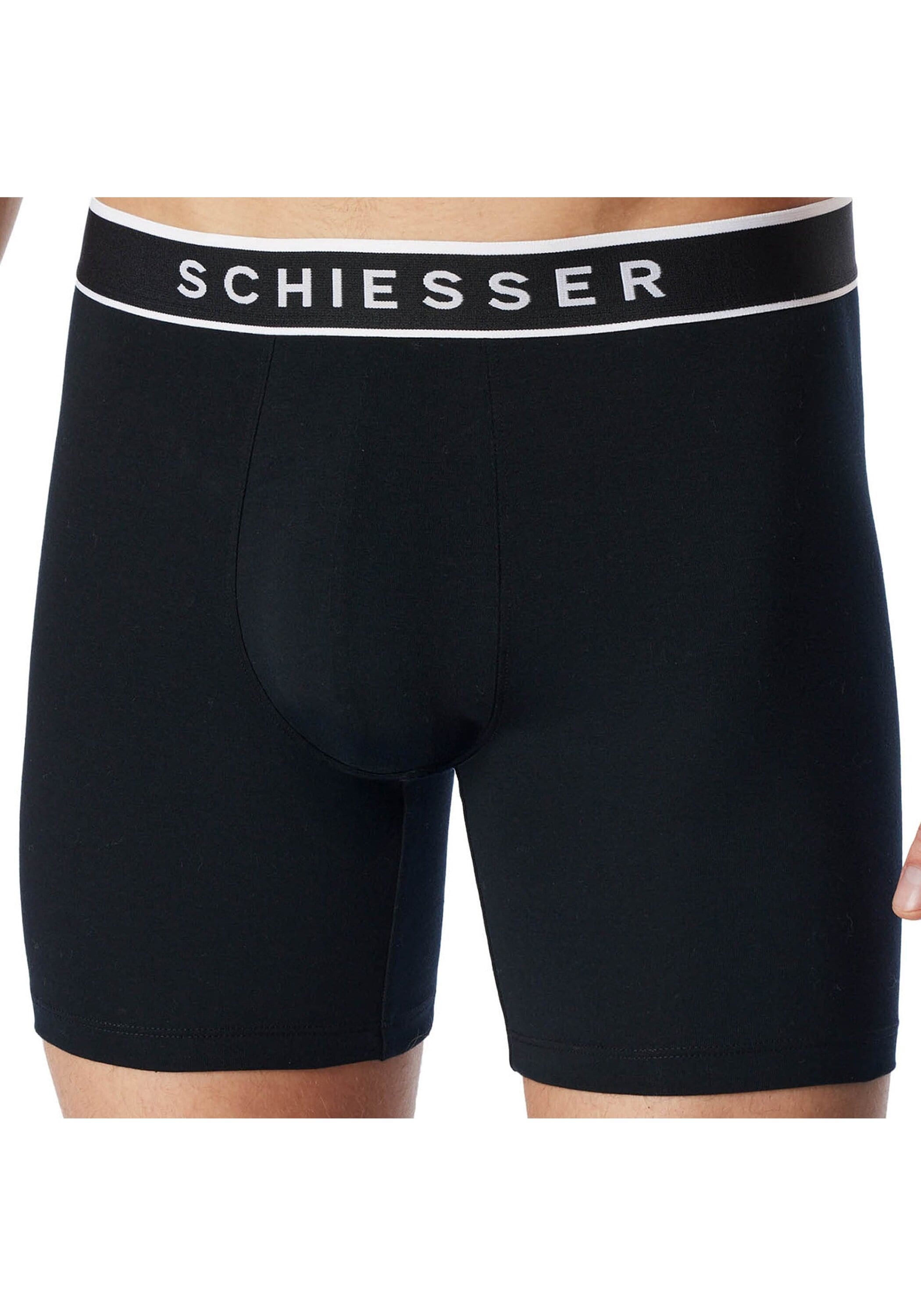 Schiesser Boxershorts »Boxershort Long Shorts 3P 3er Pack«