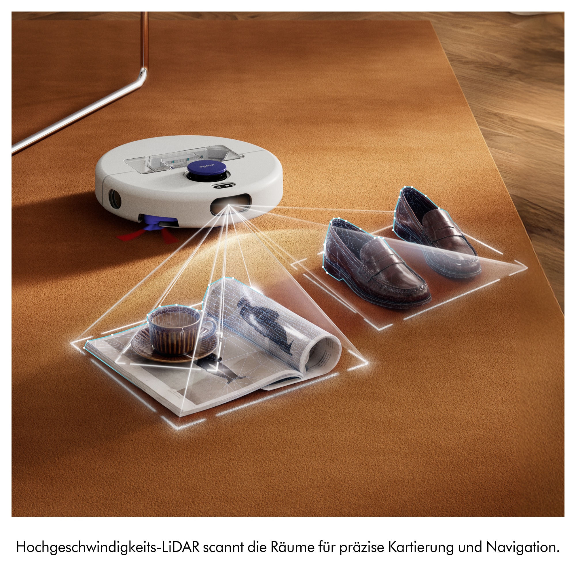 DYSON Saugroboter »Dyson R1 Nurovi™ Dry Saugroboter« 21.000 Pa Saugleistung; Twin-capture™-System; LiDAR-Kartierung