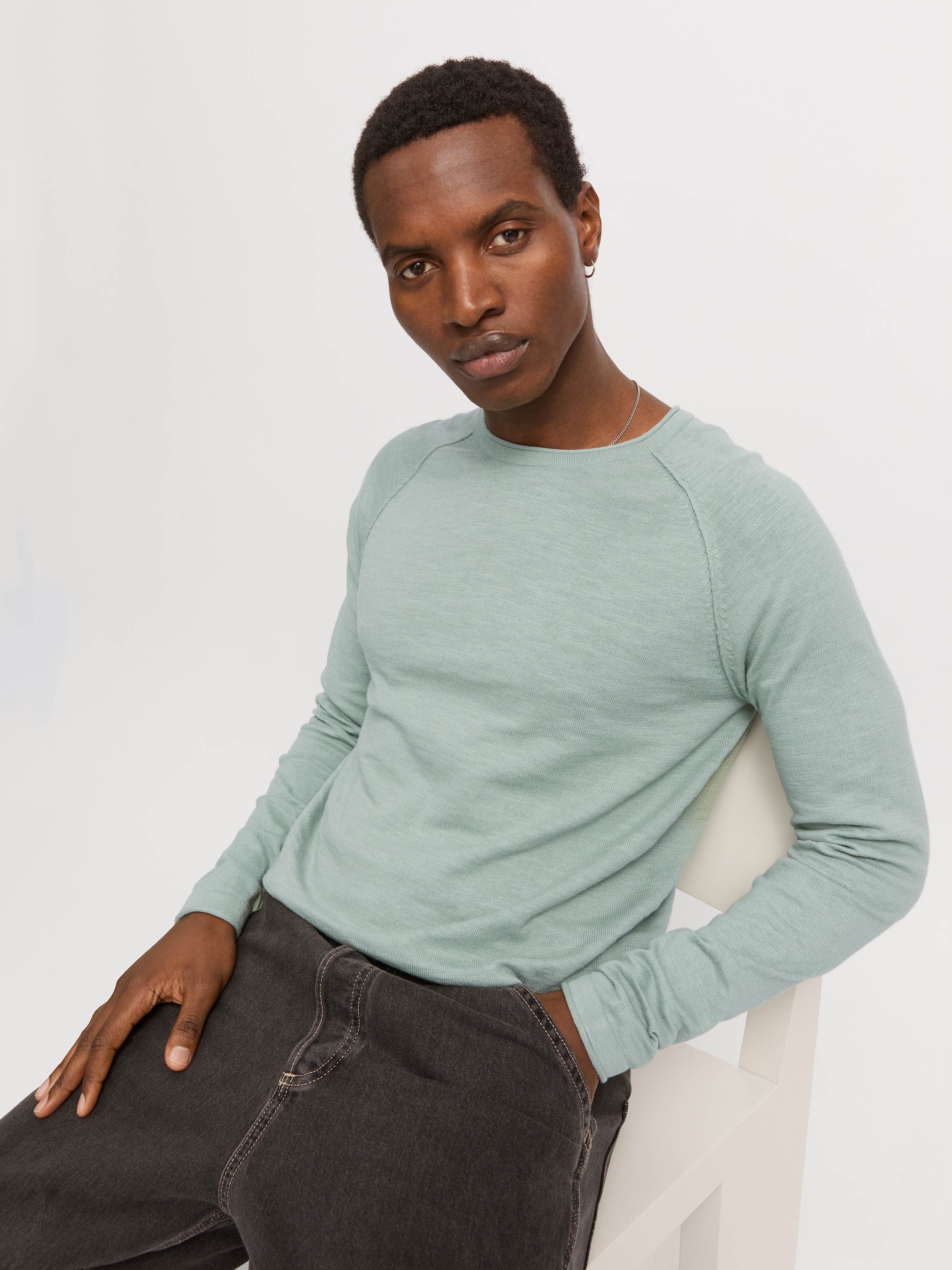 Jack & Jones Rundhalspullover »JJEBREEZE KNIT CREW NECK SN«, mit Rundhalsausschnitt