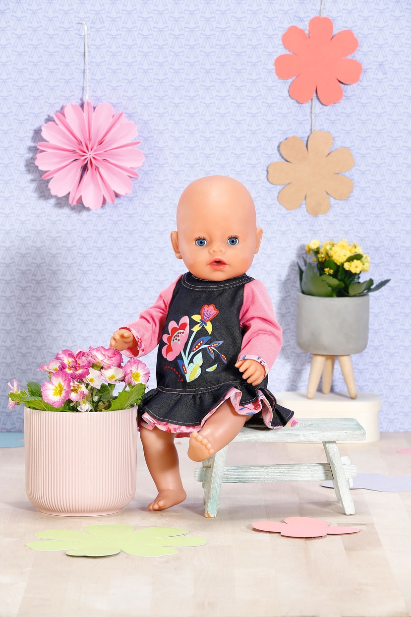Zapf Creation® Puppenkleidung »Dolly Moda, Jeans Kleid, 43 cm«