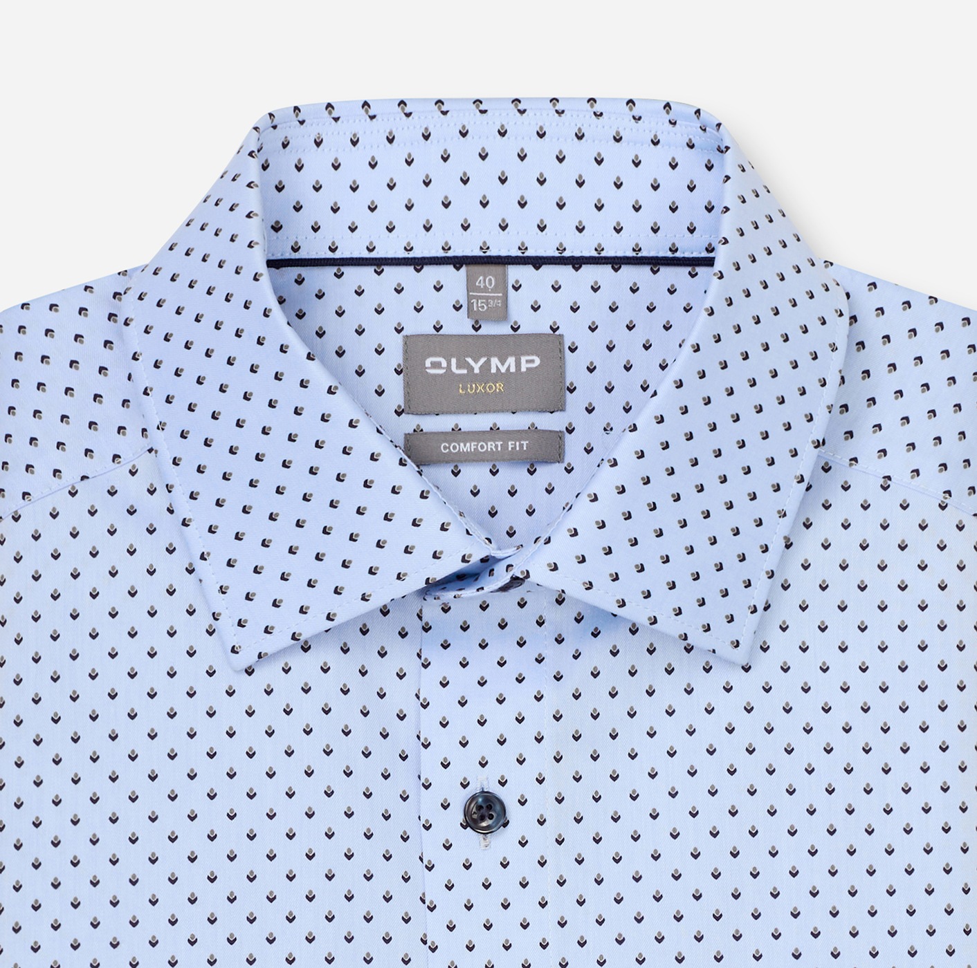 OLYMP Langarmhemd »Luxor« Businesshemd, comfort fit, New Kentkragen