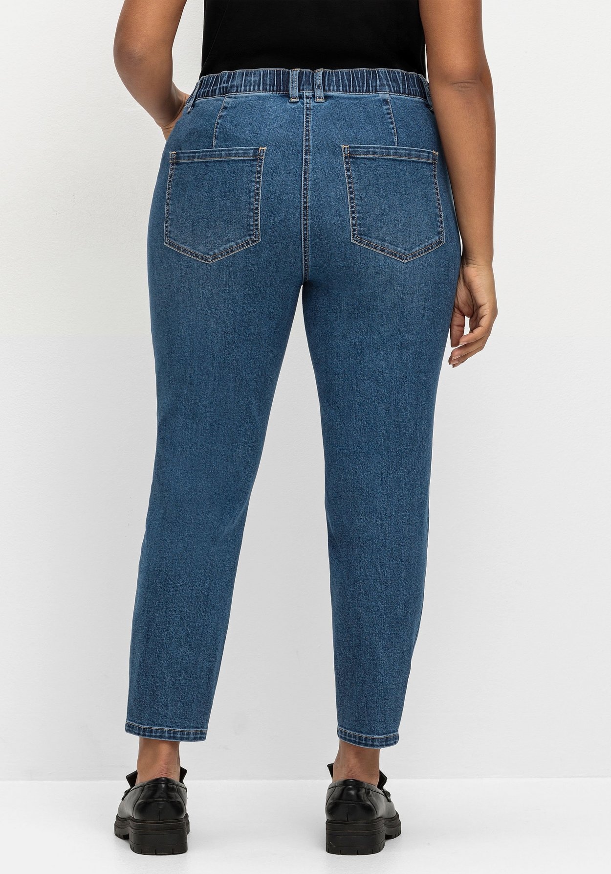 Sheego Stretch-Jeans »Skinny Jeans aus ultraflexibler Qualität«